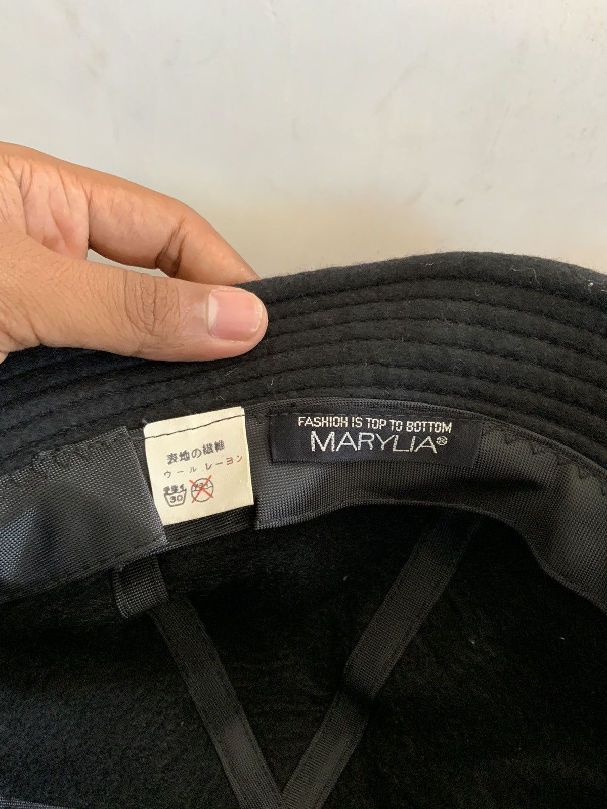 Japanese Brand Wool Mohair Marylia Bucket Hat Size ONE SIZE - 11 Thumbnail