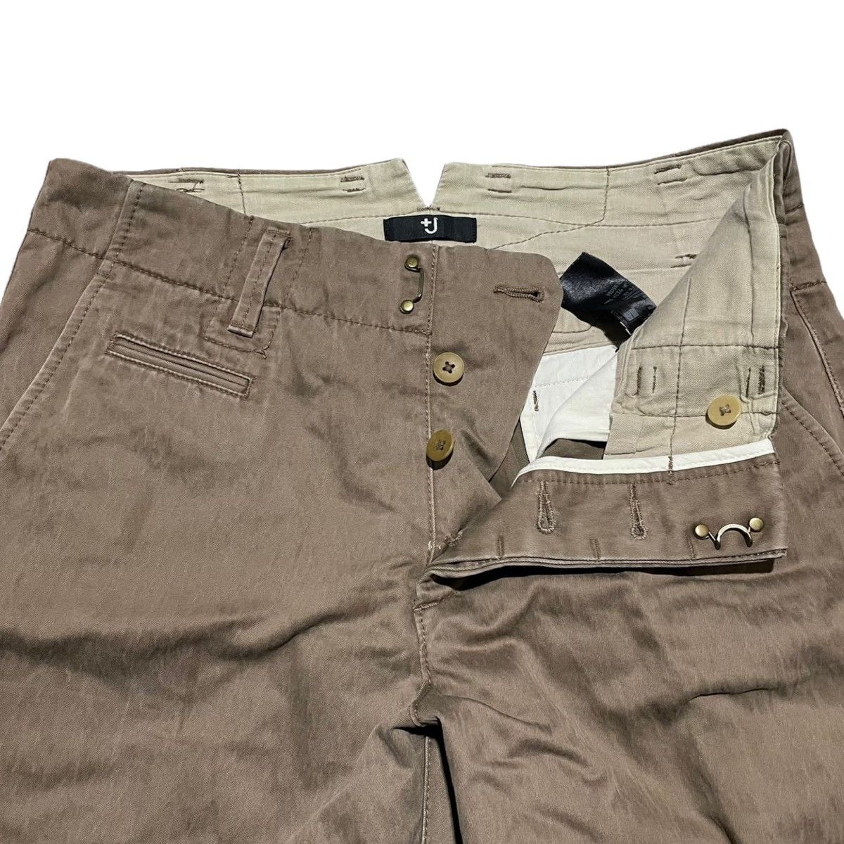 Jil Sander × Uniqlo Uniqlo x Jil Sander Cinch Back Buckle Pants Size US 31 - 3 Thumbnail
