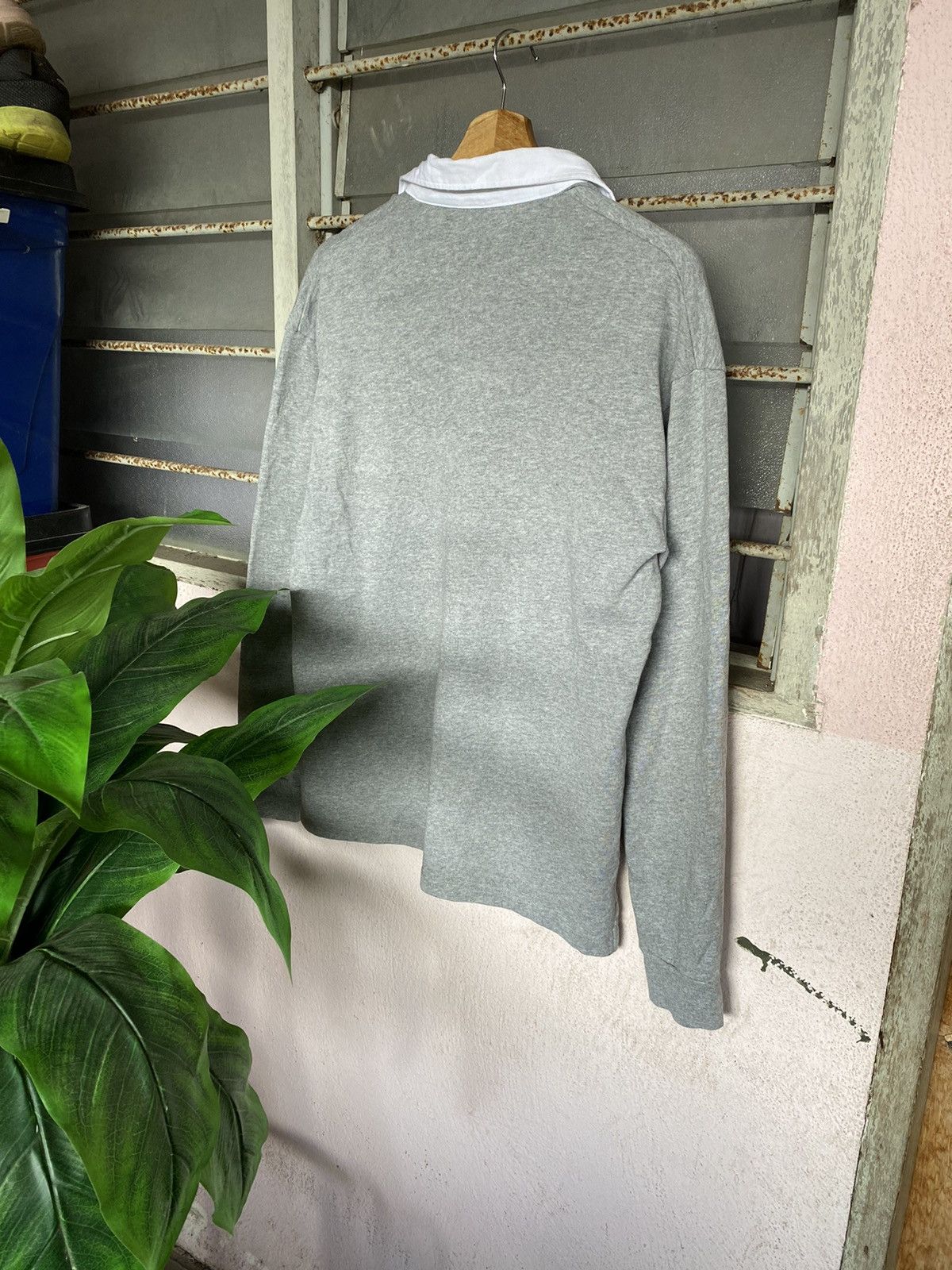 Coca Cola × GU × Japanese Brand Coca cola X Gu Spellout Long Sleeve Polo Rugby Size US S / EU 44-46 / 1 - 2 Thumbnail