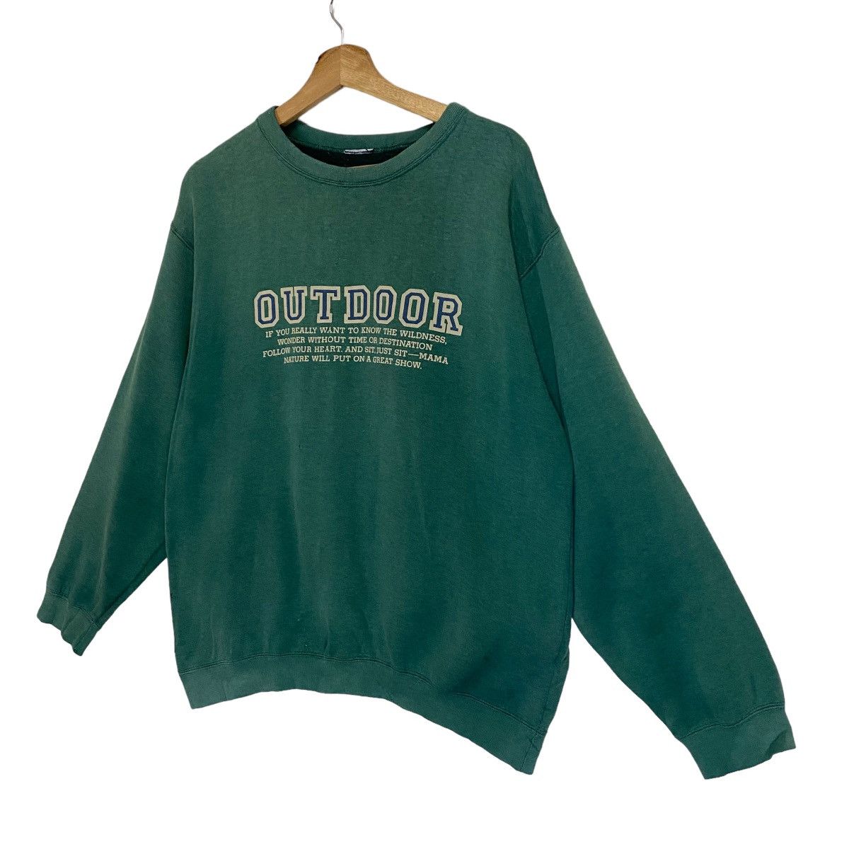 Vintage Vintage 90s Outdoor Big Logo Crewneck Sweatshirt Size M Size US M / EU 48-50 / 2 - 3 Thumbnail