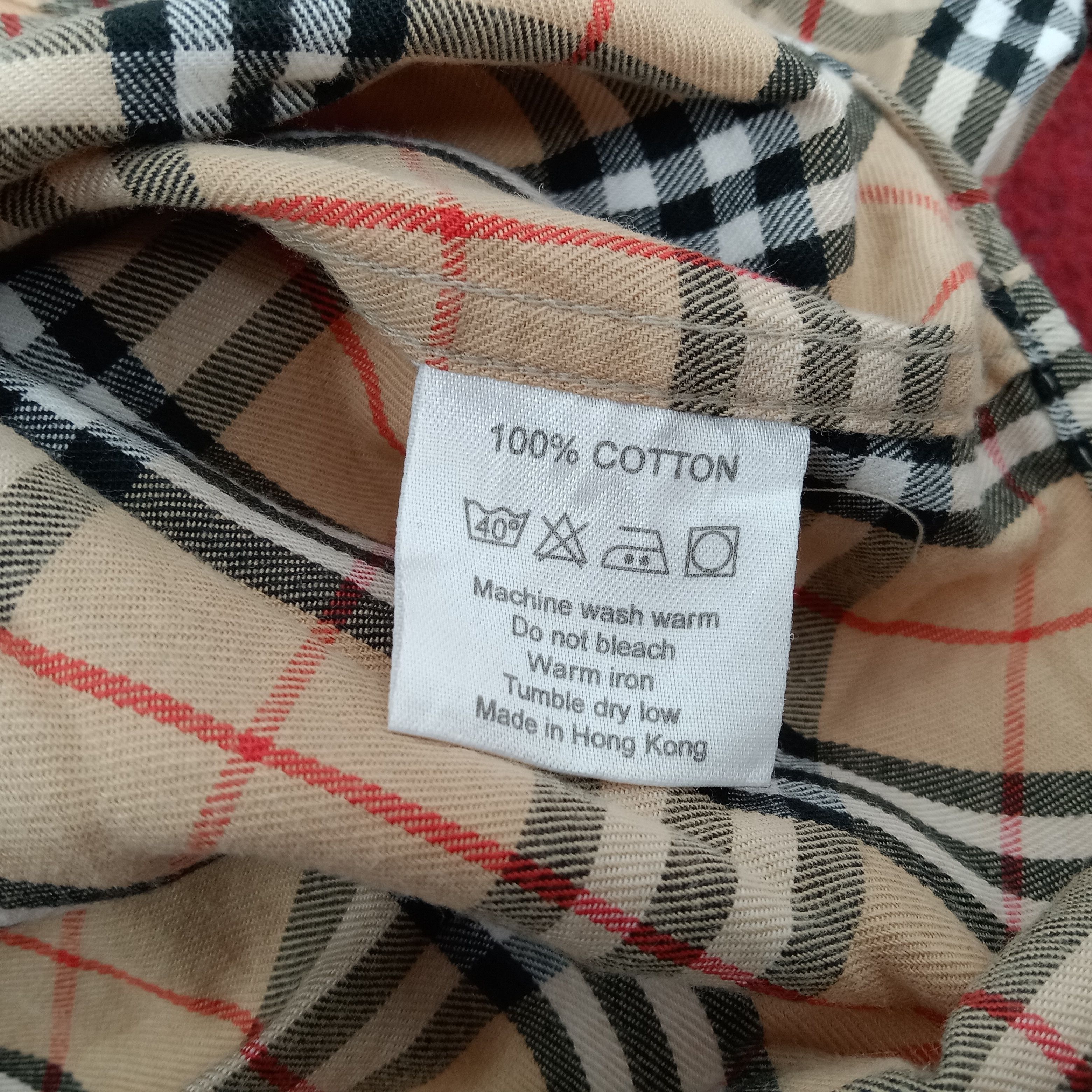 Burberry × Vintage Burberry London Nova Check Design Style Formal Shirt Size US L / EU 52-54 / 3 - 6 Thumbnail