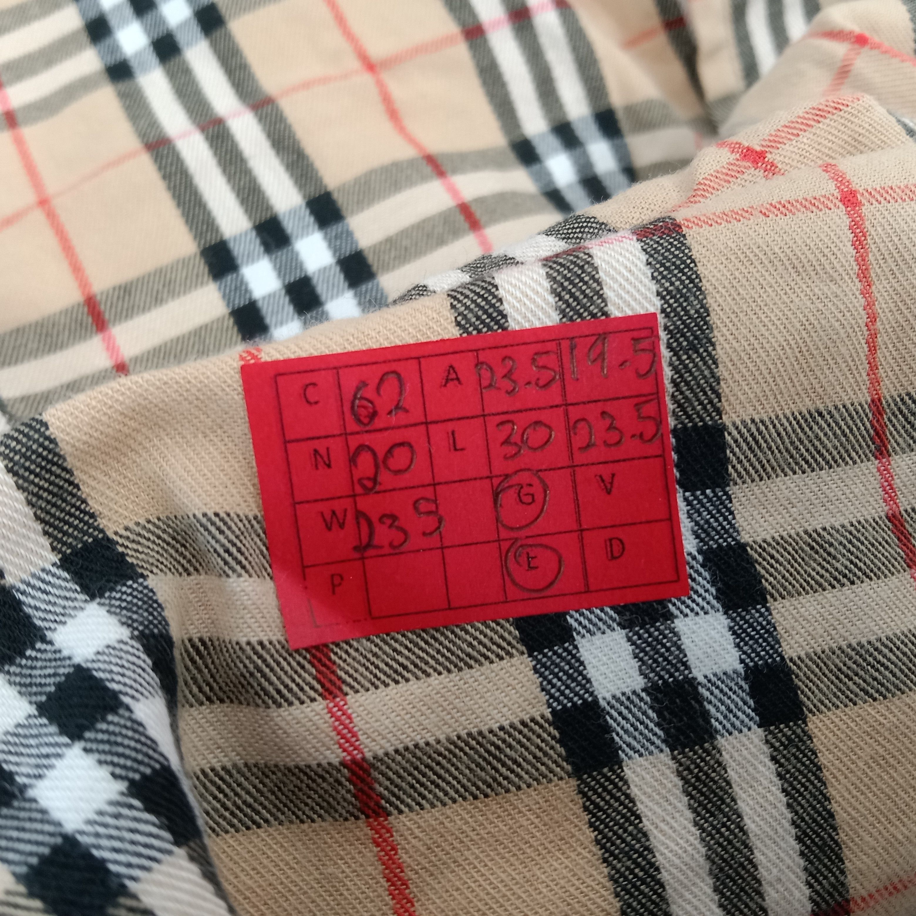 Burberry × Vintage Burberry London Nova Check Design Style Formal Shirt Size US L / EU 52-54 / 3 - 7 Thumbnail