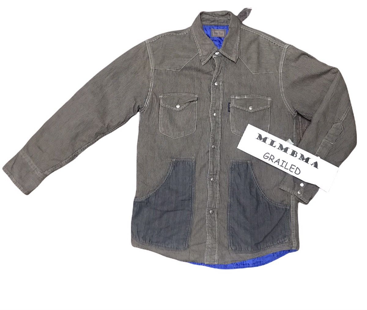 Blue Blue Japan × Vintage 🔥BEST OFFER 🔥blue blue snap button jacket Size US S / EU 44-46 / 1 - 13 Thumbnail