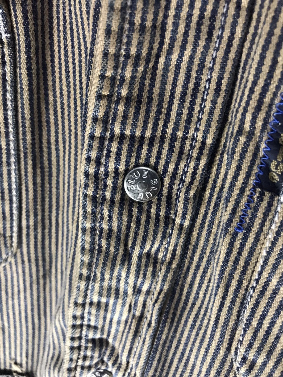 Blue Blue Japan × Vintage 🔥BEST OFFER 🔥blue blue snap button jacket Size US S / EU 44-46 / 1 - 9 Thumbnail