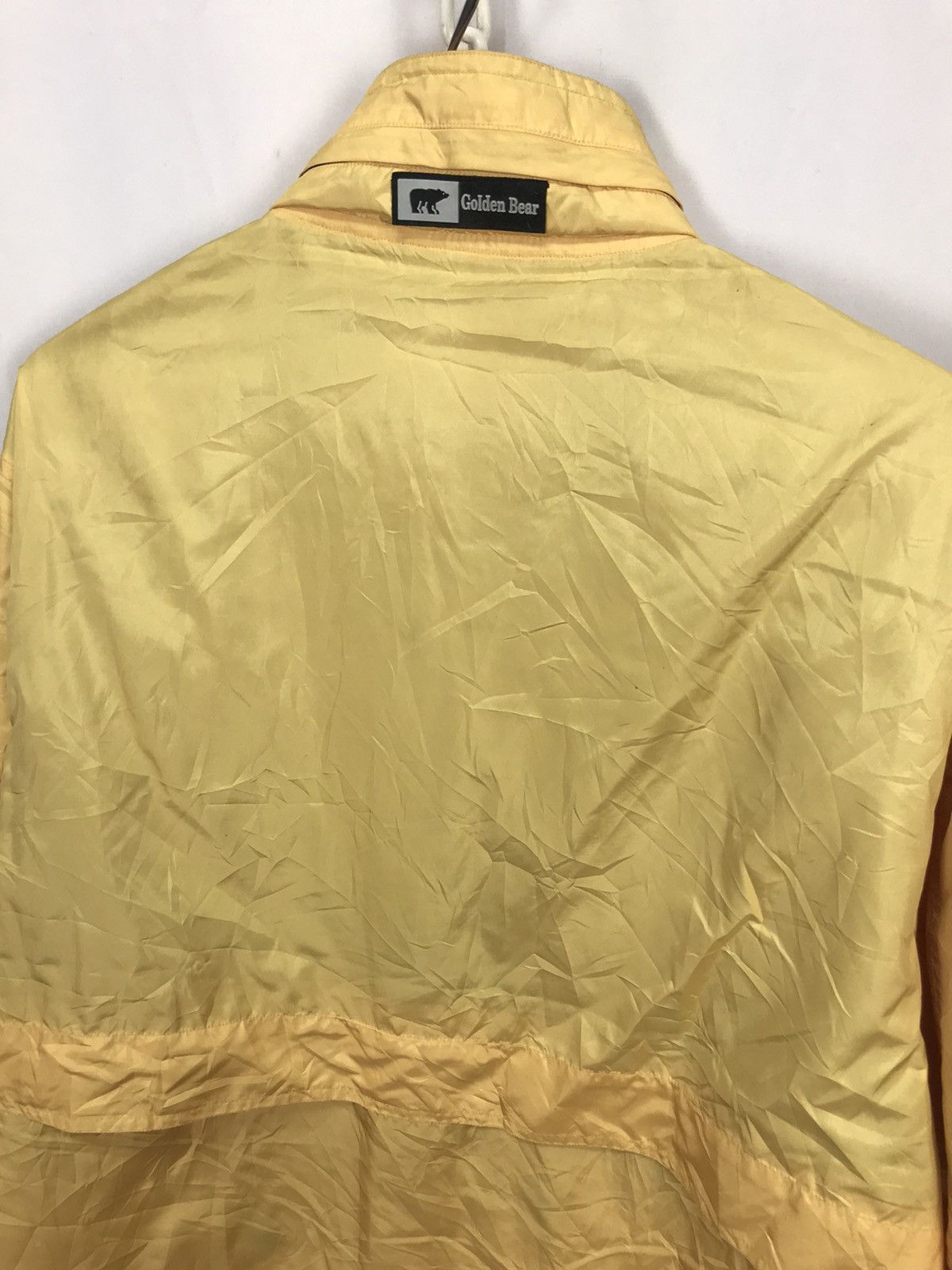 Golden bear zipper jacket hidden hoodie