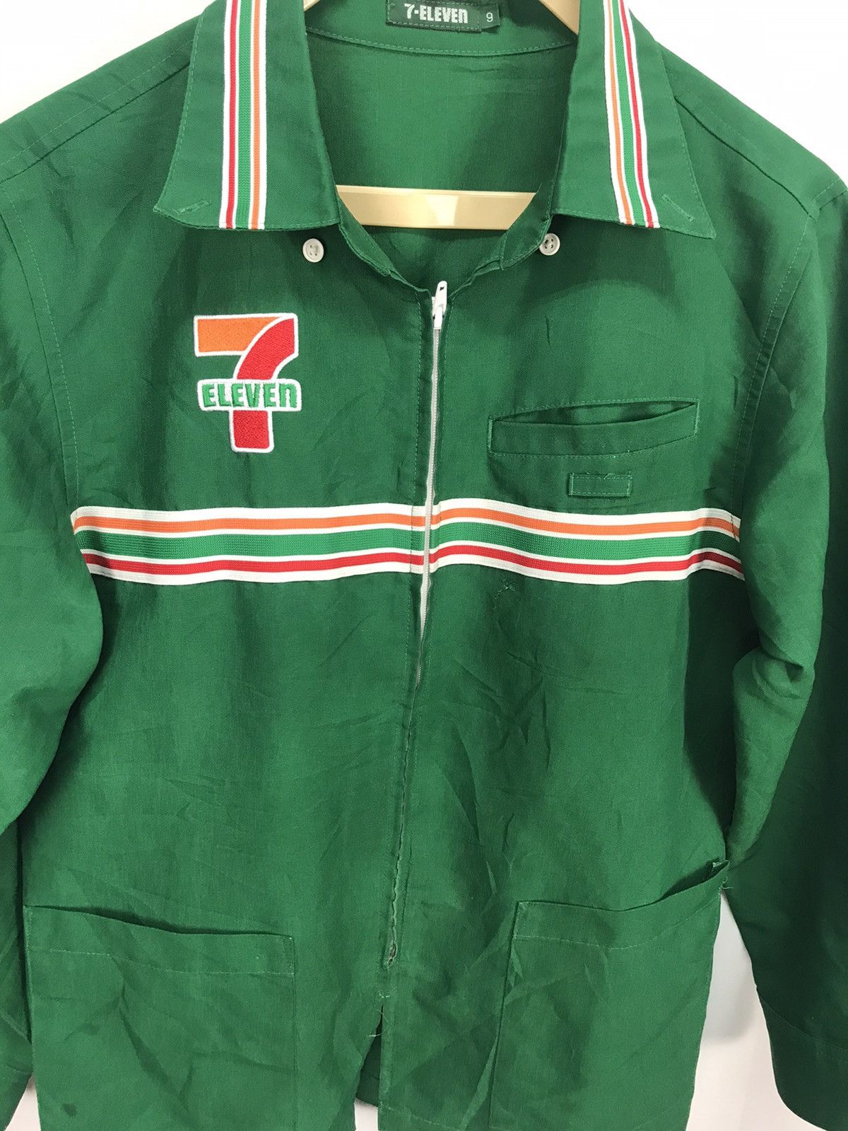 Japanese Brand Vintage 7-eleven long sleeve zipper uniform Size US S / EU 44-46 / 1 - 3 Thumbnail