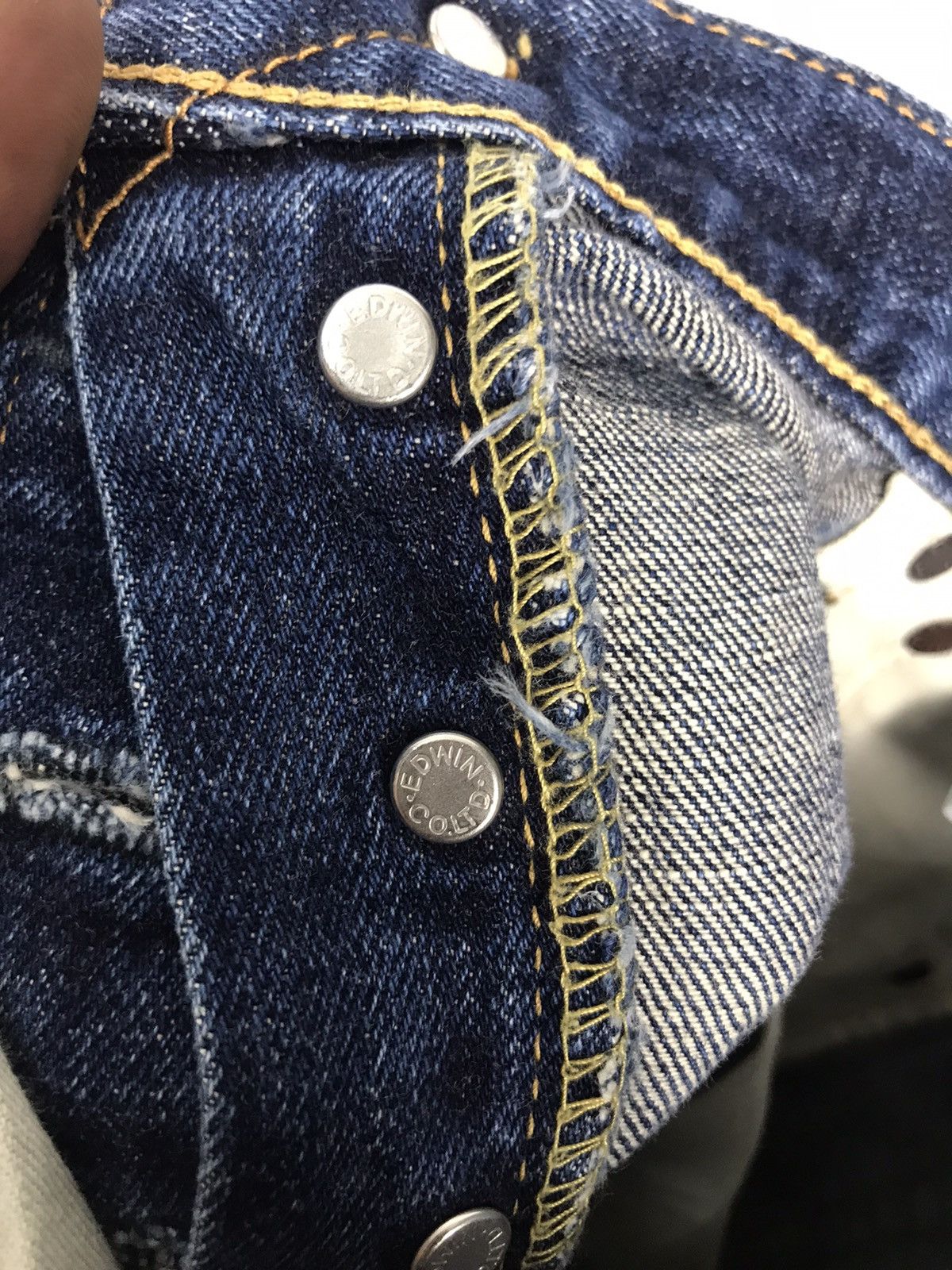 Edwin × Japanese Brand 🔥BEST OFFER 🔥Vintage Edwin selvedge denim jeans Size US 32 / EU 48 - 11 Thumbnail
