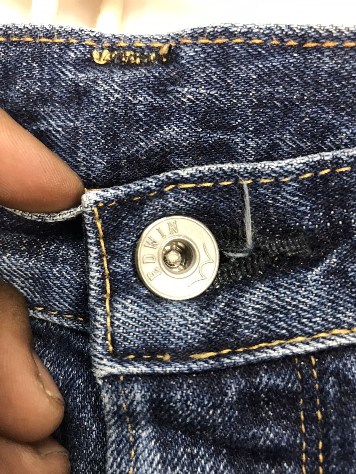 Edwin × Japanese Brand 🔥BEST OFFER 🔥Vintage Edwin selvedge denim jeans Size US 32 / EU 48 - 9 Thumbnail
