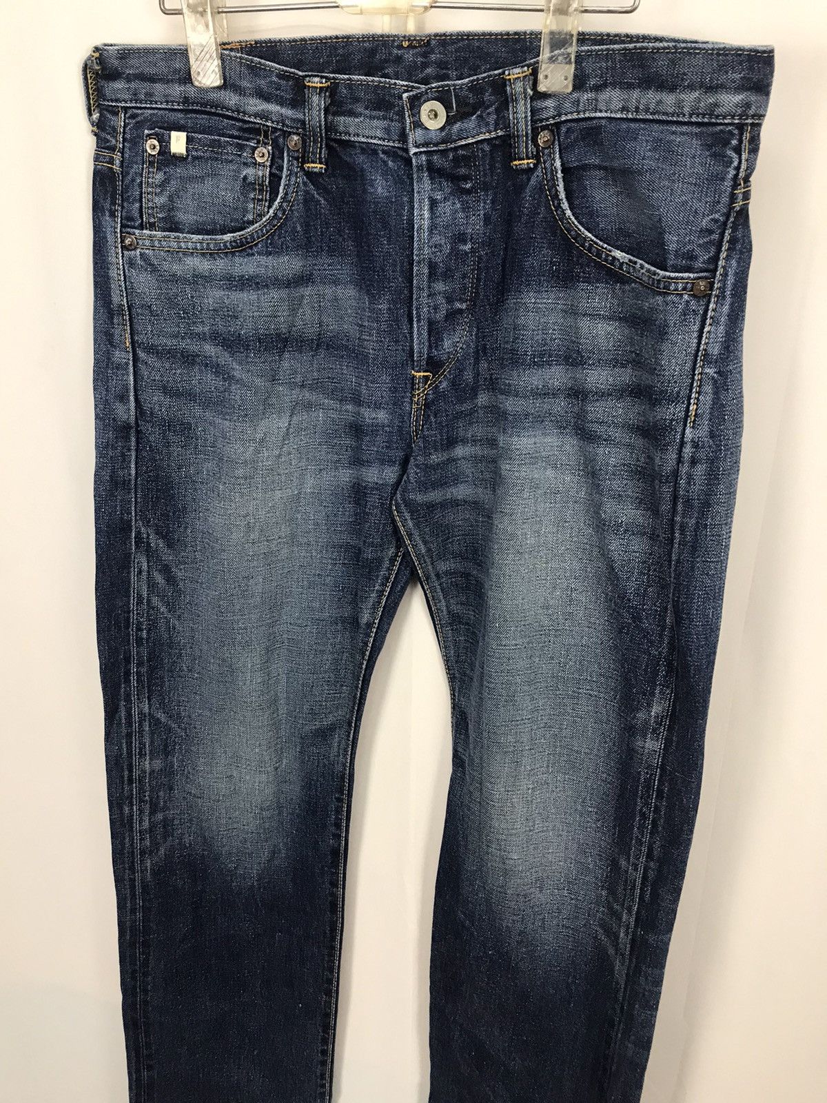 Edwin × Japanese Brand 🔥BEST OFFER 🔥Vintage Edwin selvedge denim jeans Size US 32 / EU 48 - 8 Thumbnail