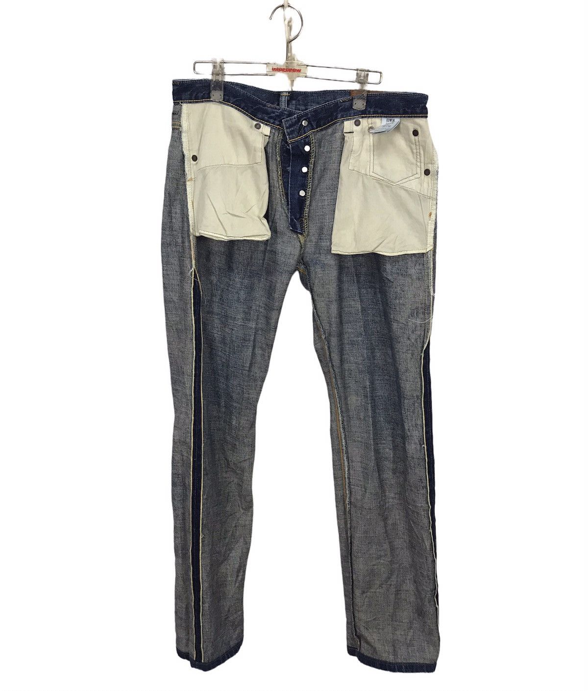 Edwin × Japanese Brand 🔥BEST OFFER 🔥Vintage Edwin selvedge denim jeans Size US 32 / EU 48 - 12 Thumbnail