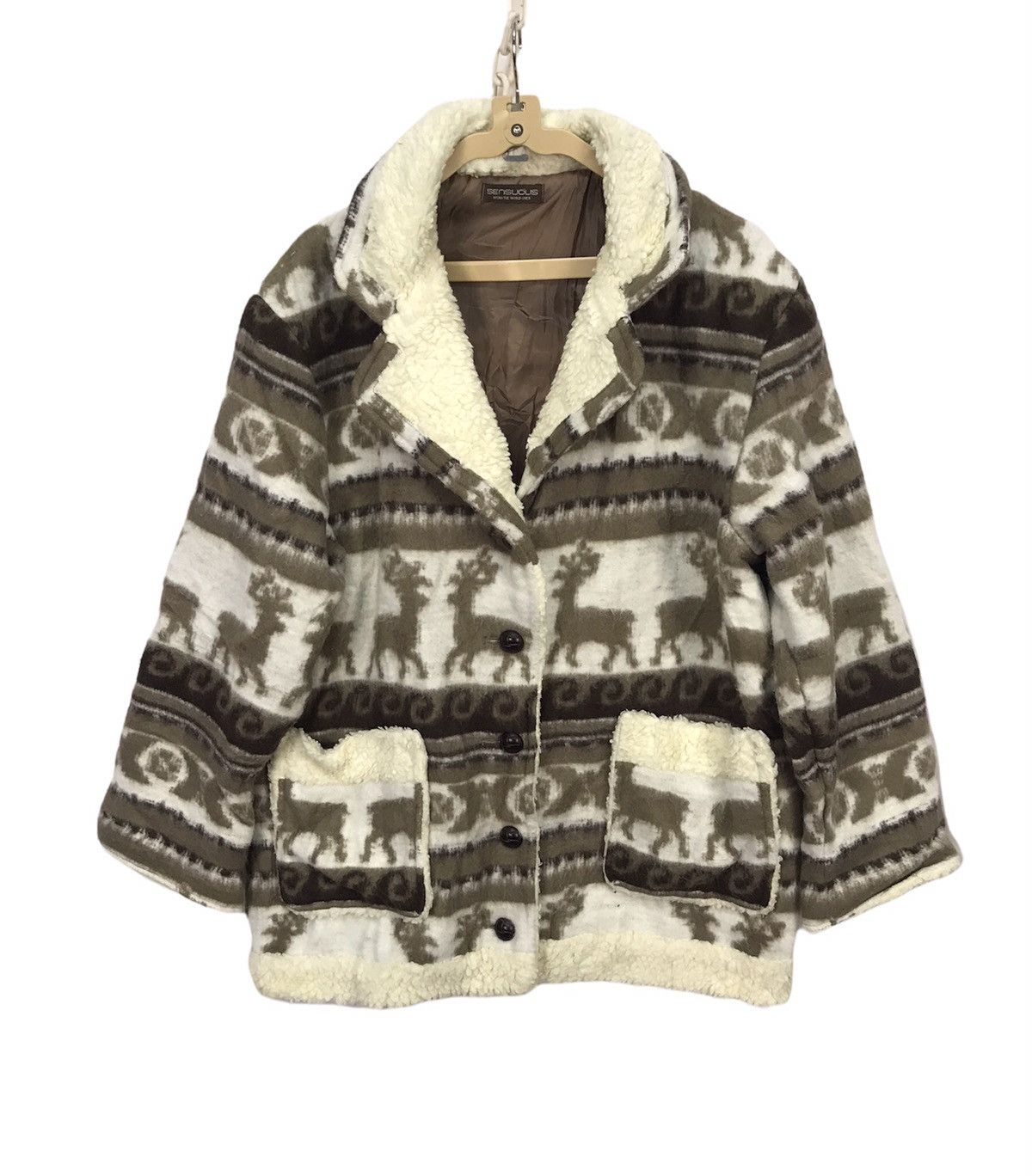 Other Printed fleece button jacket by sensuous Size US M / EU 48-50 / 2 - 1 Thumbnail