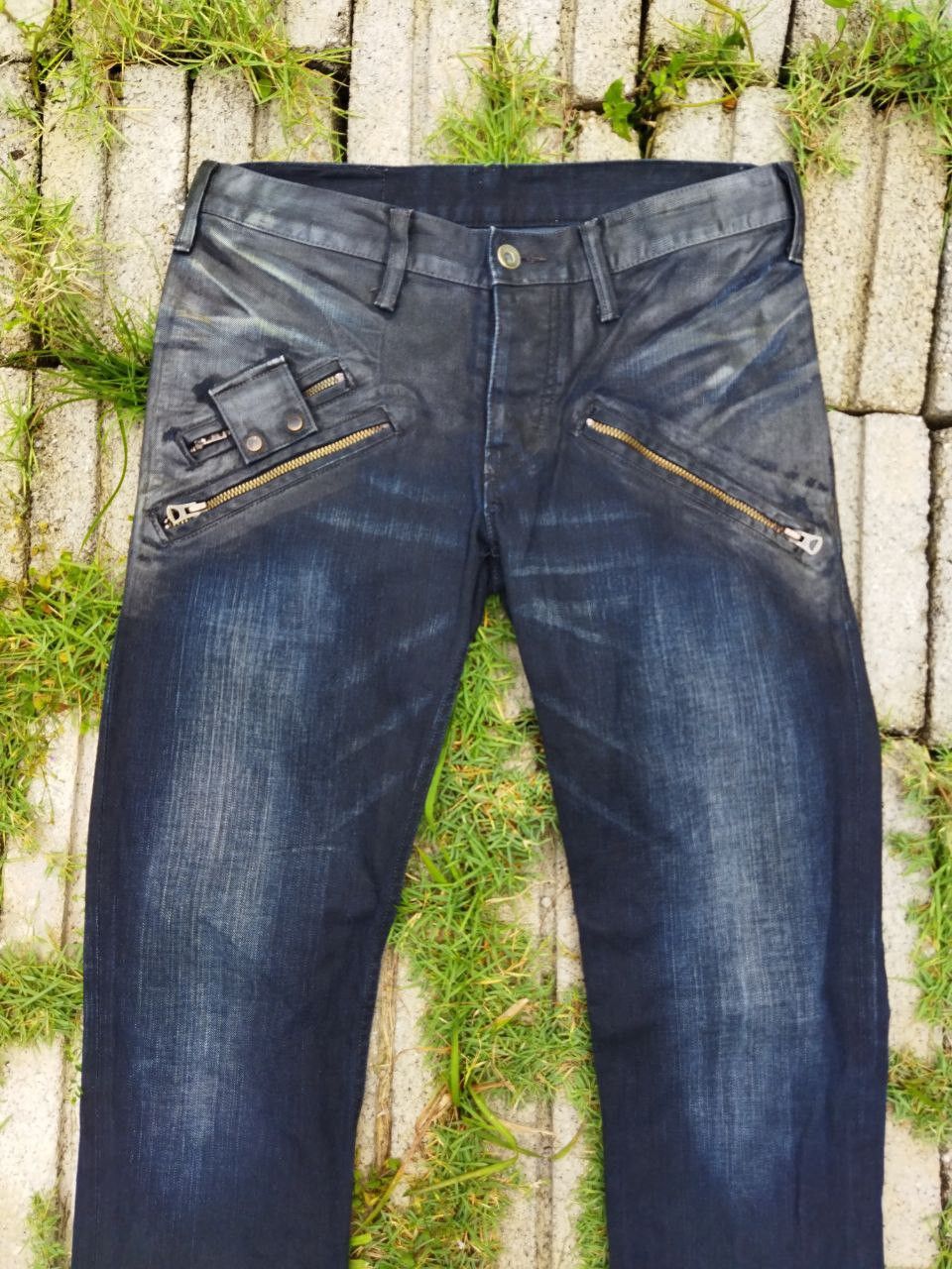 Le Grande Bleu (L.G.B.) L.G.B Japan Maniac Corp Waxed Jeans Size US 30 / EU 46 - 4 Thumbnail