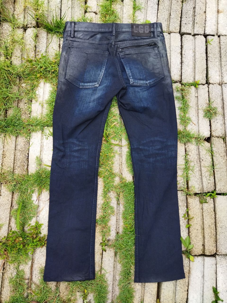 Le Grande Bleu (L.G.B.) L.G.B Japan Maniac Corp Waxed Jeans Size US 30 / EU 46 - 9 Thumbnail