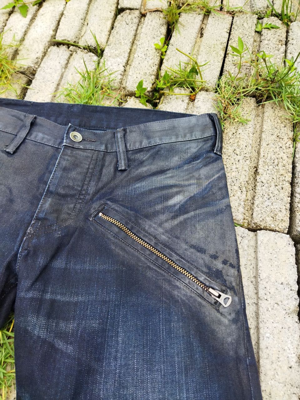 Le Grande Bleu (L.G.B.) L.G.B Japan Maniac Corp Waxed Jeans Size US 30 / EU 46 - 6 Thumbnail
