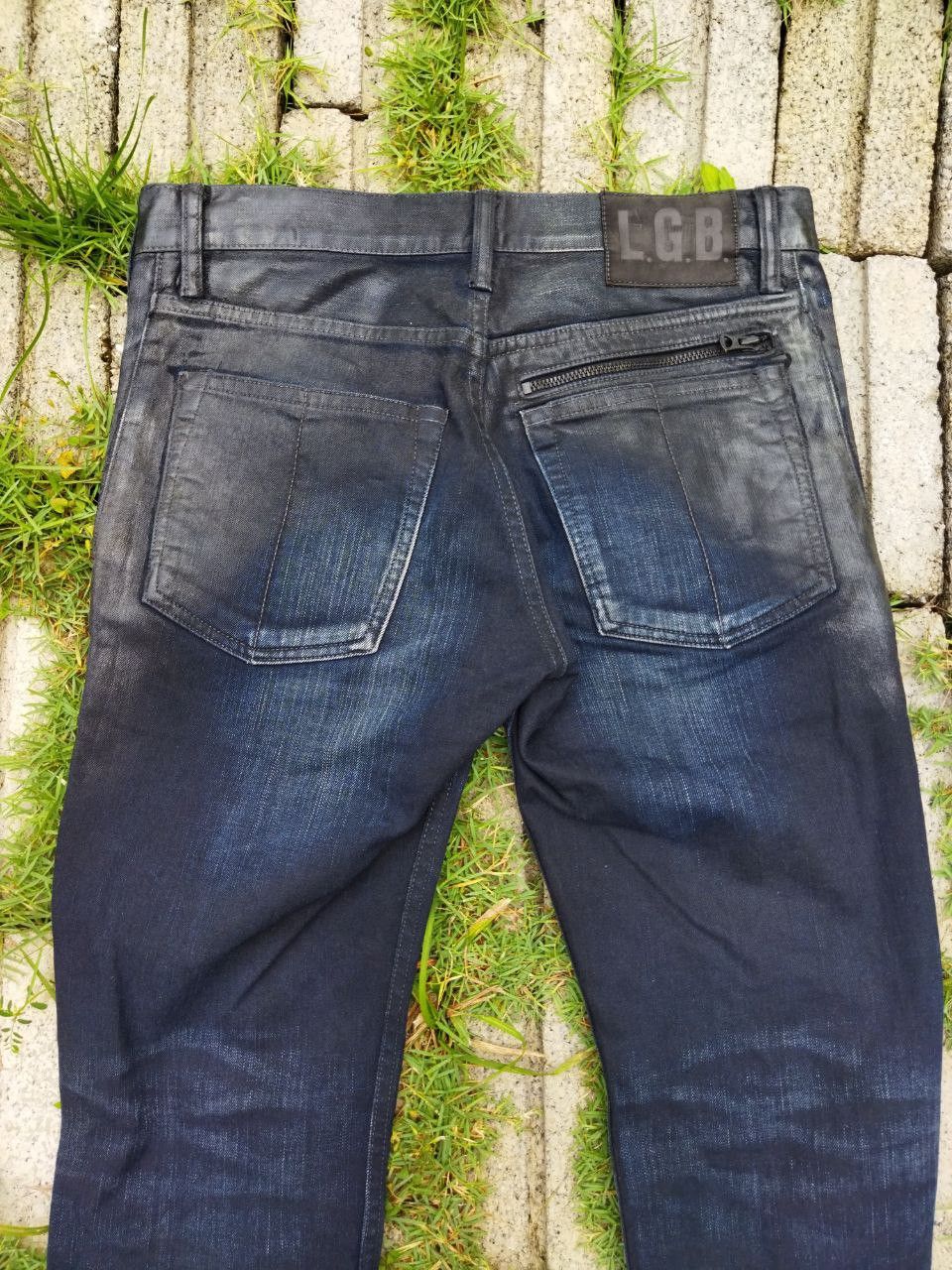 Le Grande Bleu (L.G.B.) L.G.B Japan Maniac Corp Waxed Jeans Size US 30 / EU 46 - 10 Thumbnail