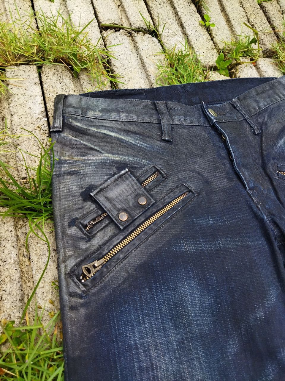 Le Grande Bleu (L.G.B.) L.G.B Japan Maniac Corp Waxed Jeans Size US 30 / EU 46 - 5 Thumbnail