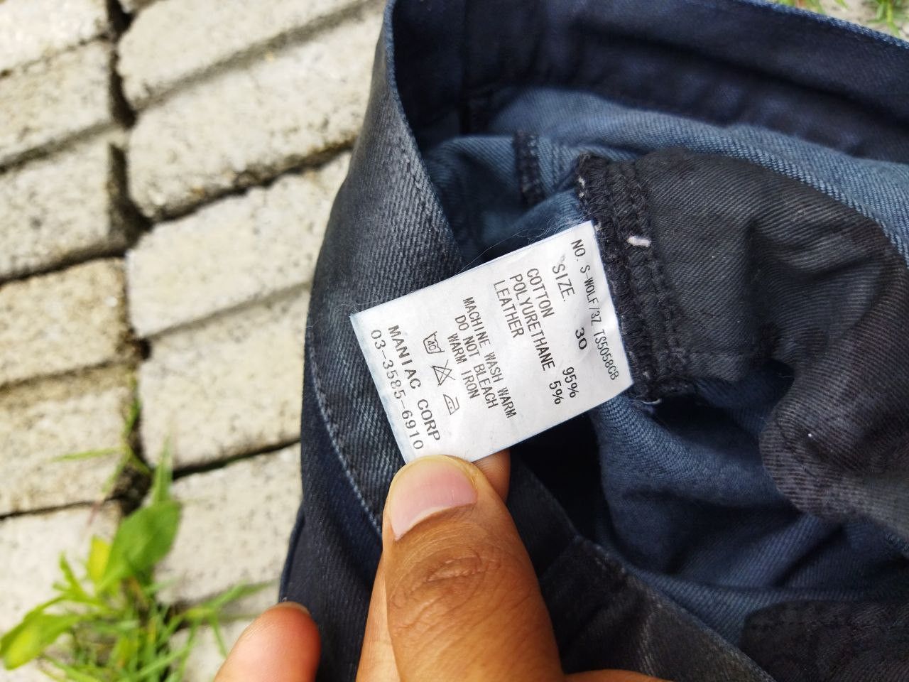 Le Grande Bleu (L.G.B.) L.G.B Japan Maniac Corp Waxed Jeans Size US 30 / EU 46 - 8 Thumbnail
