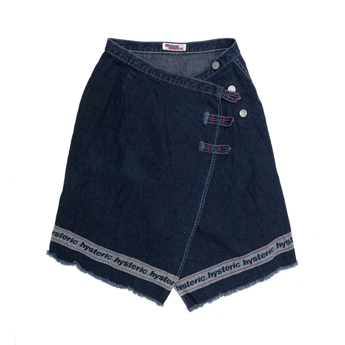 Hysteric Glamour ❄️HYSTERIC GLAMOUR Short Skirt Denim Button Size 26" / US 2 / IT 38 - 1 Thumbnail