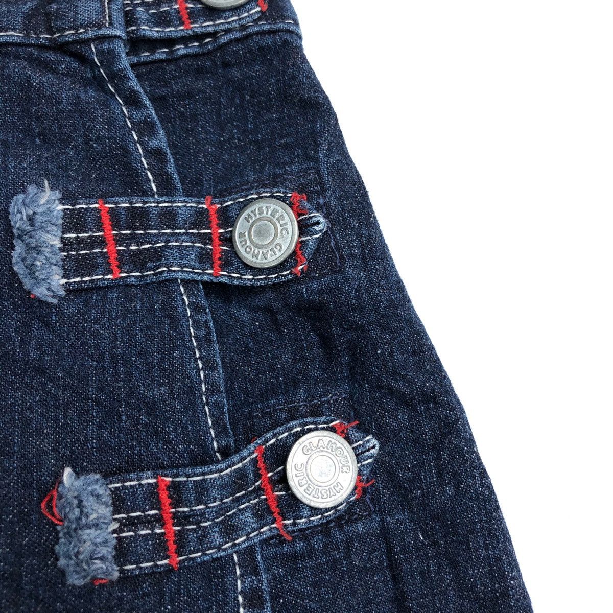 Hysteric Glamour ❄️HYSTERIC GLAMOUR Short Skirt Denim Button Size 26" / US 2 / IT 38 - 5 Thumbnail