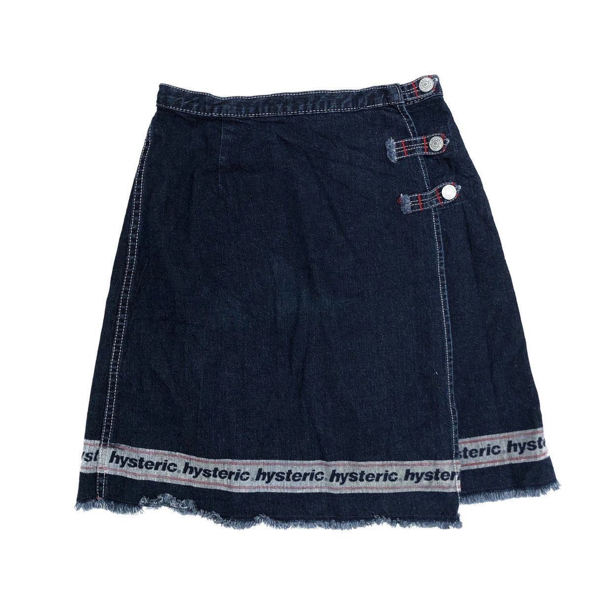 Hysteric Glamour ❄️HYSTERIC GLAMOUR Short Skirt Denim Button Size 26" / US 2 / IT 38 - 2 Thumbnail