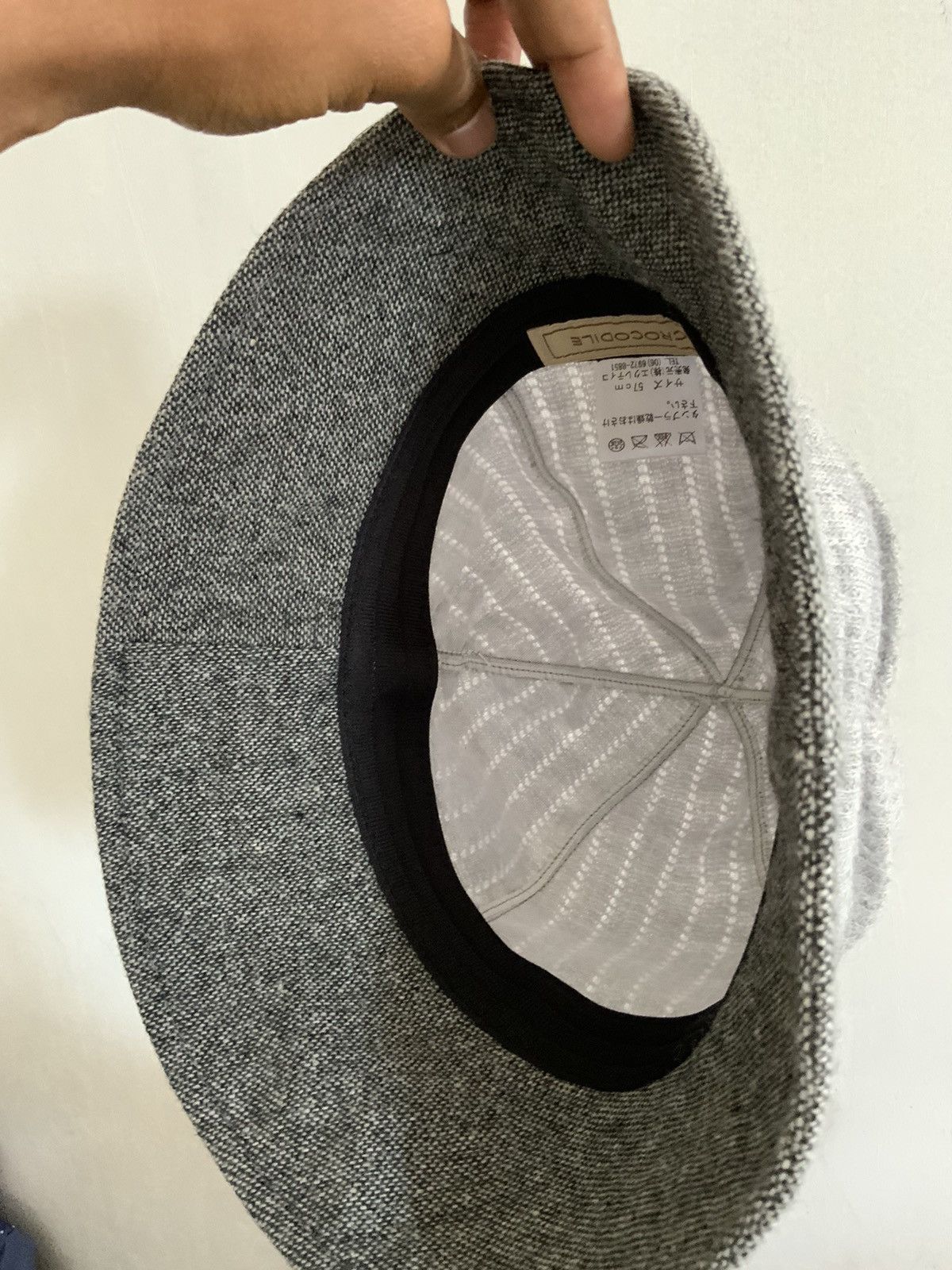 Japanese Brand Crocodile Japan Mohair Bucket Hat Size ONE SIZE - 10 Thumbnail