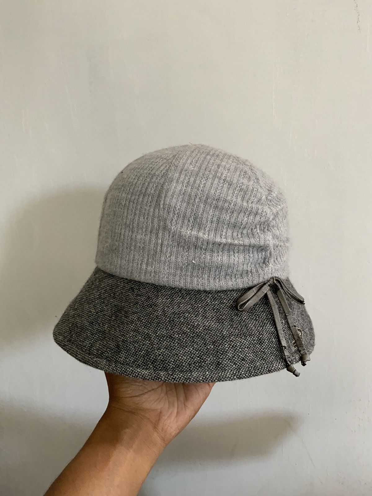 Japanese Brand Crocodile Japan Mohair Bucket Hat Size ONE SIZE - 6 Thumbnail