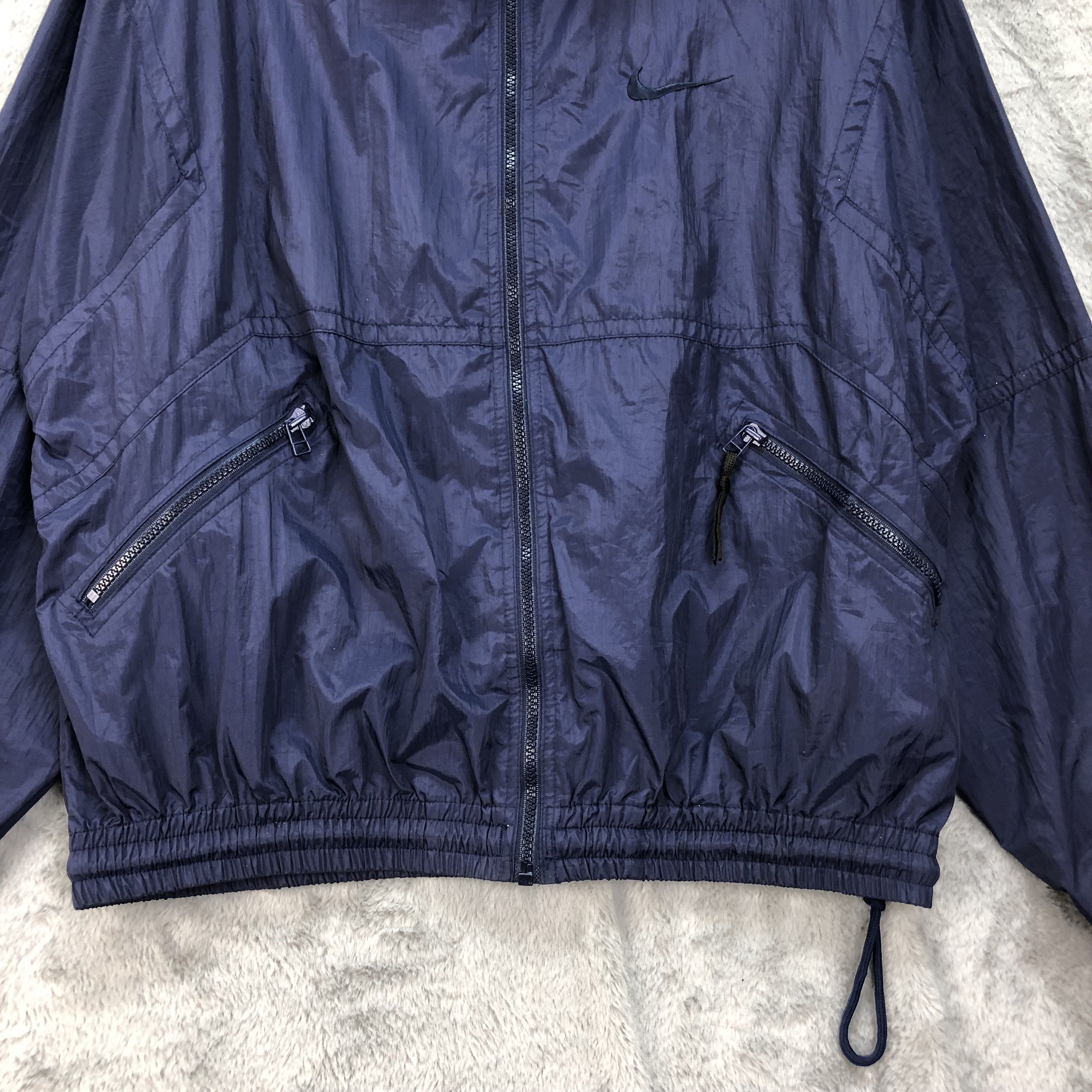 Nike Vintage 90's Nike Silver Tag Windbreaker Jacket #4628-161 Size US L / EU 52-54 / 3 - 5 Thumbnail