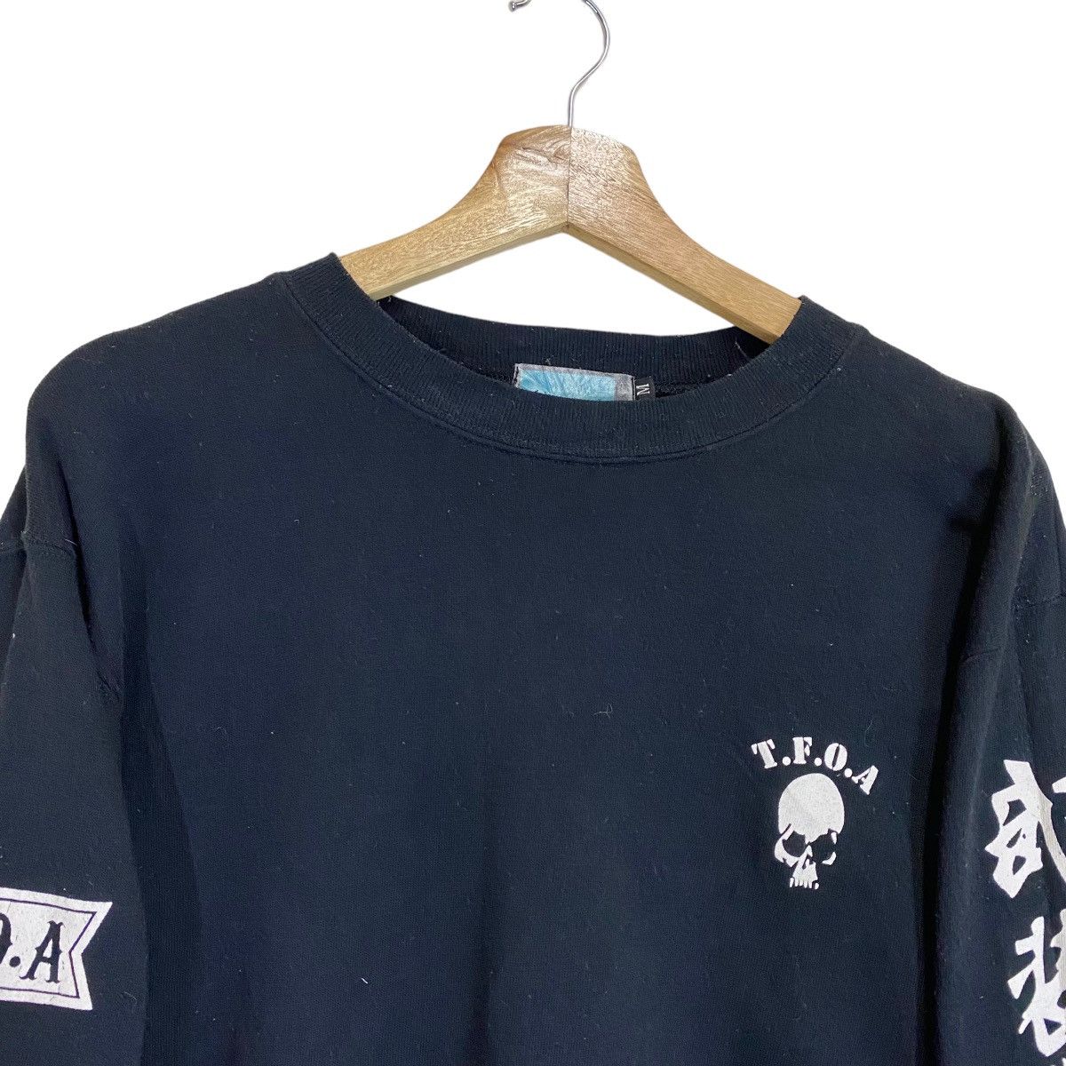 Vintage Vintage 90s T.f.o.a Skull Big Logo Crewneck Sweatshirt Size US M / EU 48-50 / 2 - 8 Thumbnail
