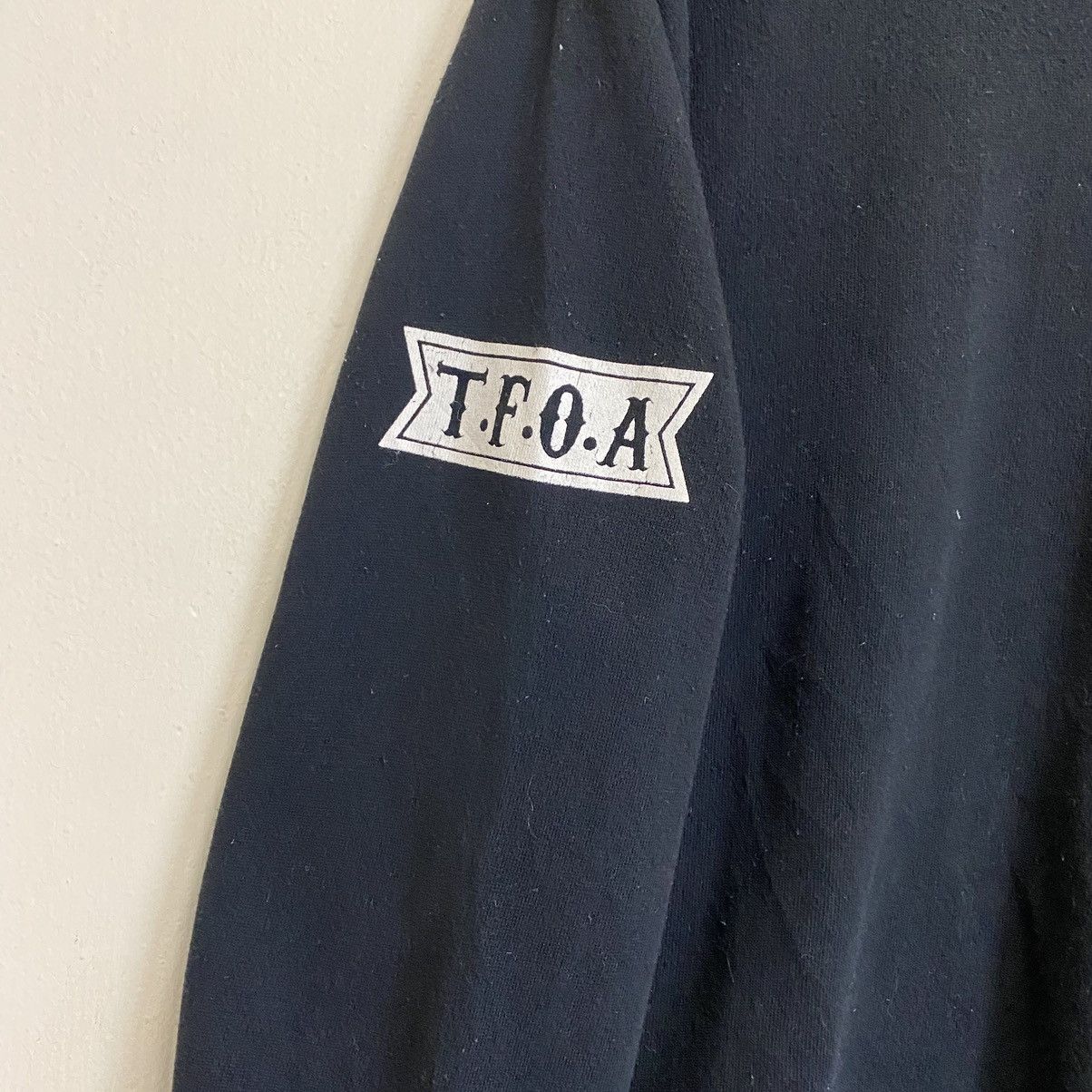 Vintage Vintage 90s T.f.o.a Skull Big Logo Crewneck Sweatshirt Size US M / EU 48-50 / 2 - 6 Thumbnail