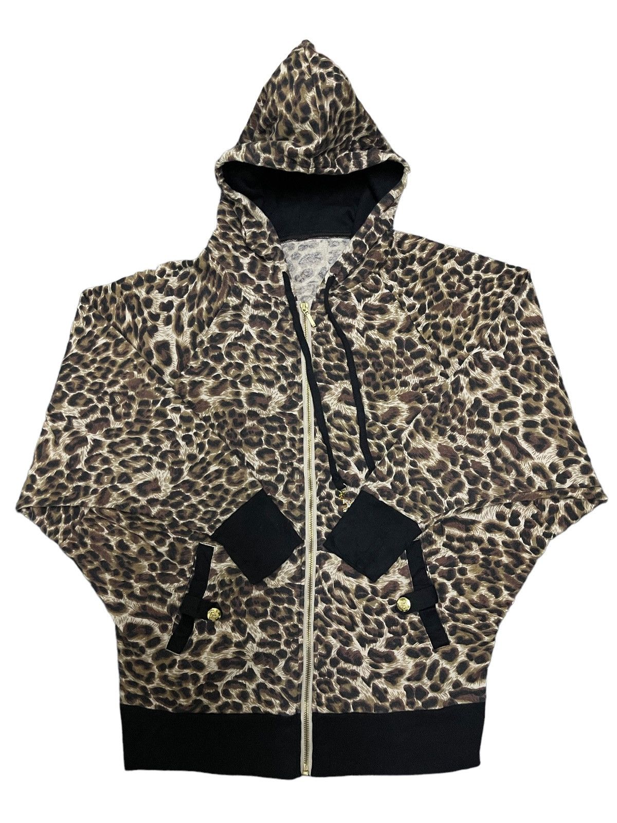 Seditionaries Vintage Japanese Brand Punk Skull Leopard Style Light Jacket Size US L / EU 52-54 / 3 - 3 Thumbnail