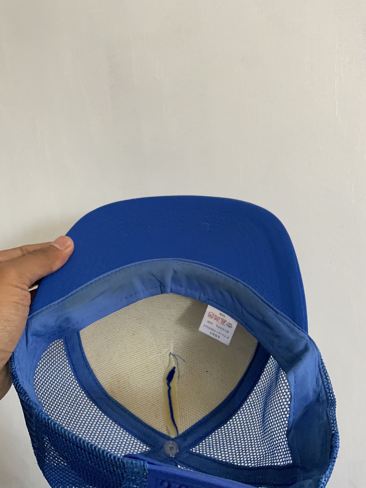 Japanese Brand SAKAI Spellout Trucker Hat Size ONE SIZE - 8 Thumbnail