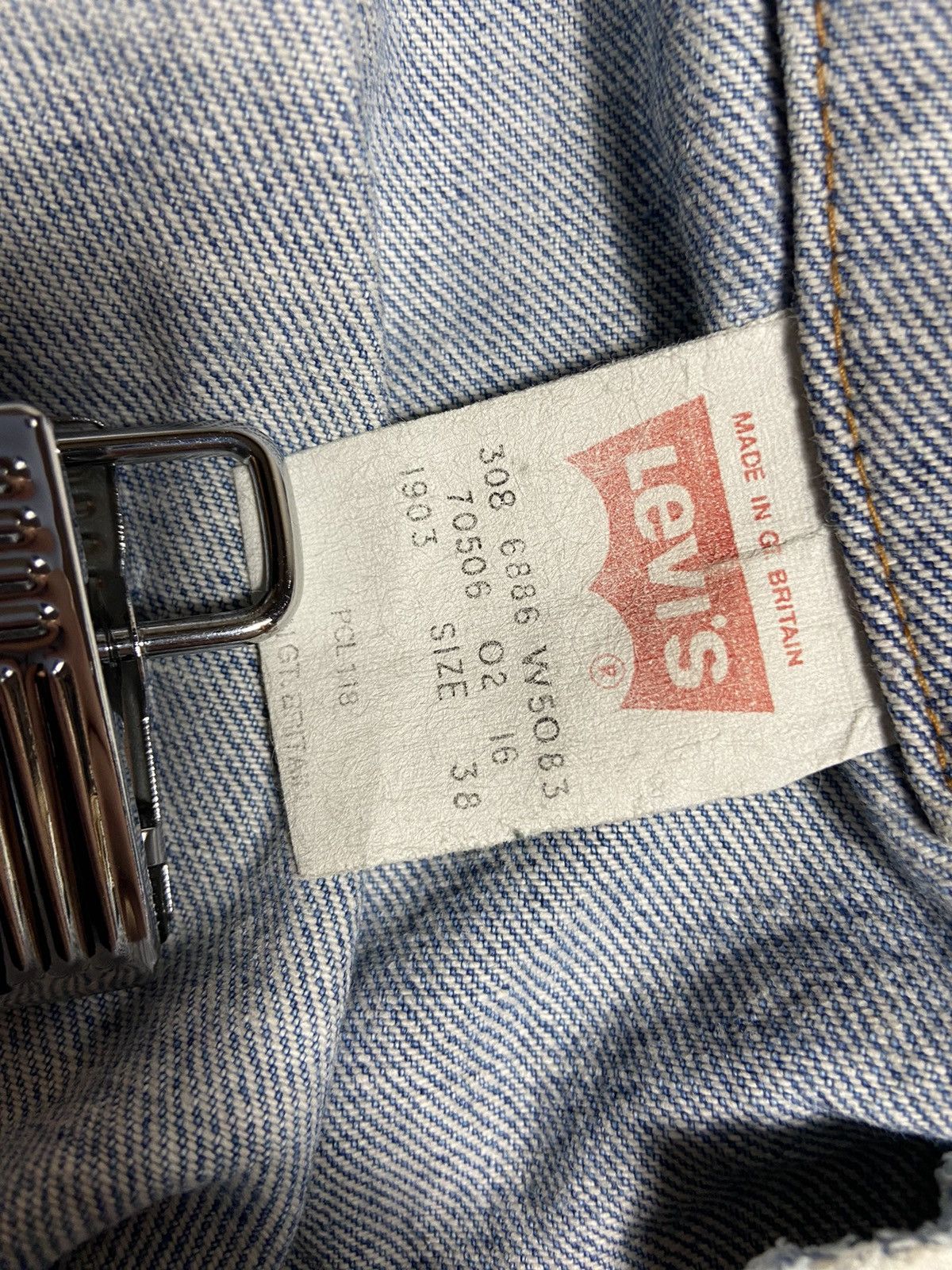 Levi's Vintage Levis distressed denim jacket trucker size S Size US S / EU 44-46 / 1 - 4 Thumbnail