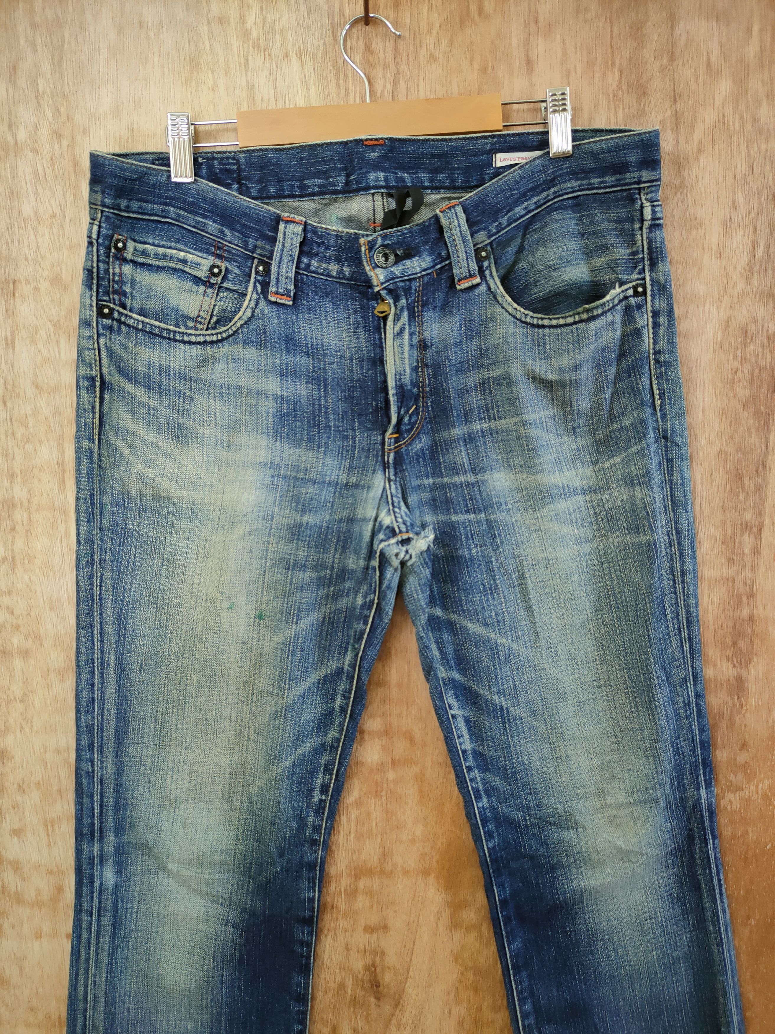 Levi's Levis premium blue denim jeans pants #46-823 Size US 32 / EU 48 - 3 Thumbnail