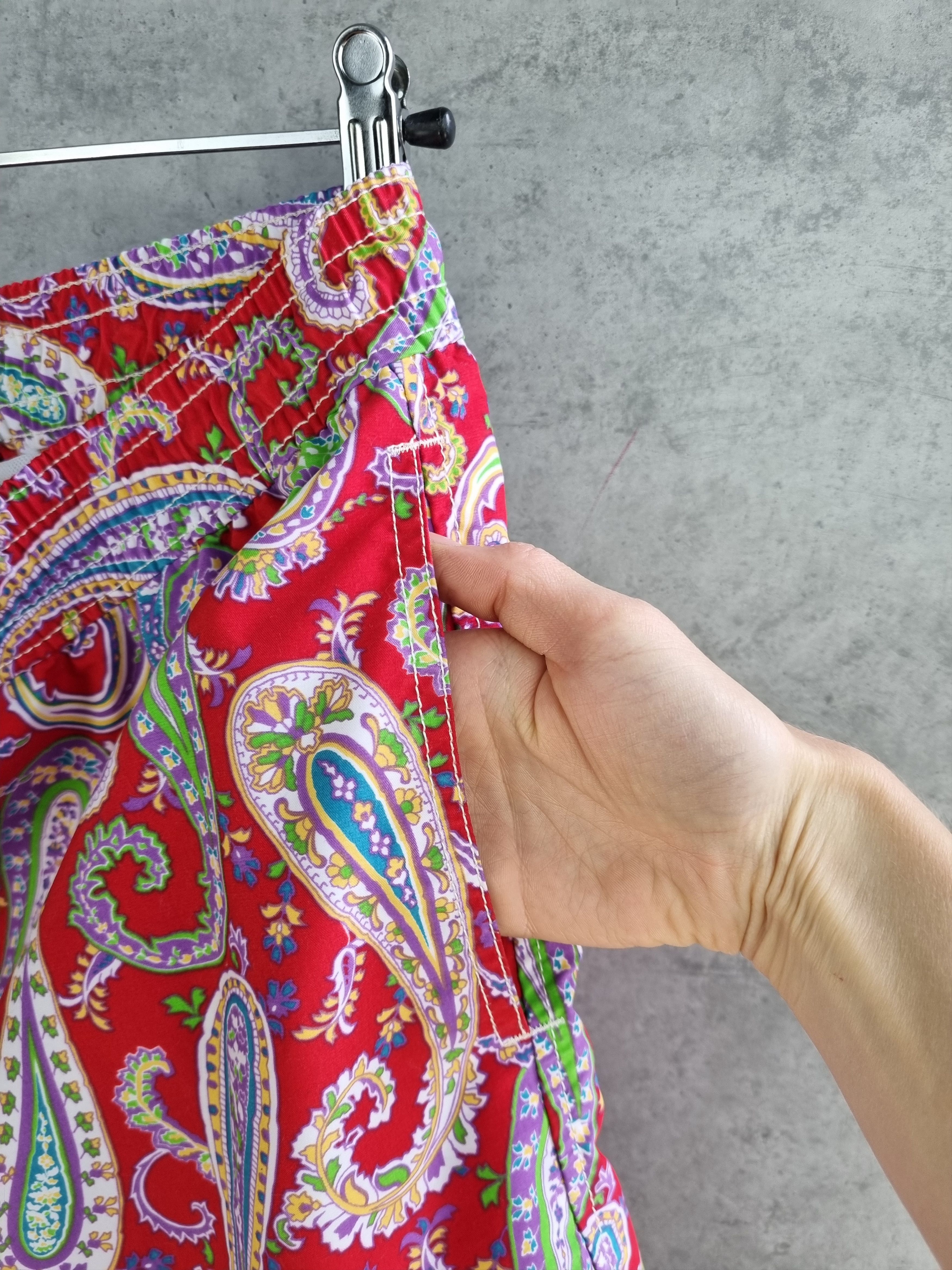 Polo Ralph Lauren × Ralph Lauren Paisley Print Hawaiian Shorts by Ralph Lauren 90s Size US 32 / EU 48 - 6 Thumbnail