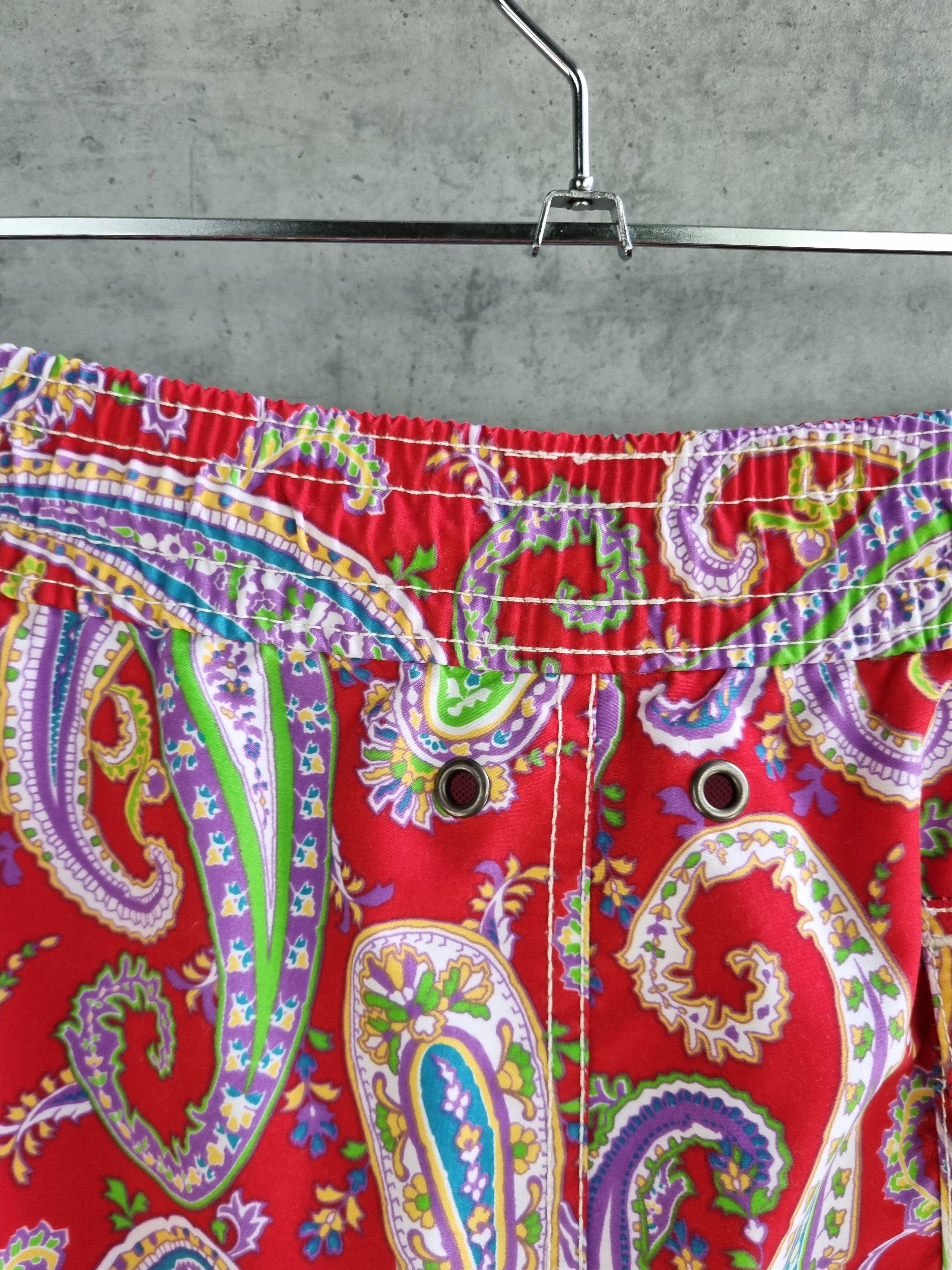 Polo Ralph Lauren × Ralph Lauren Paisley Print Hawaiian Shorts by Ralph Lauren 90s Size US 32 / EU 48 - 10 Thumbnail