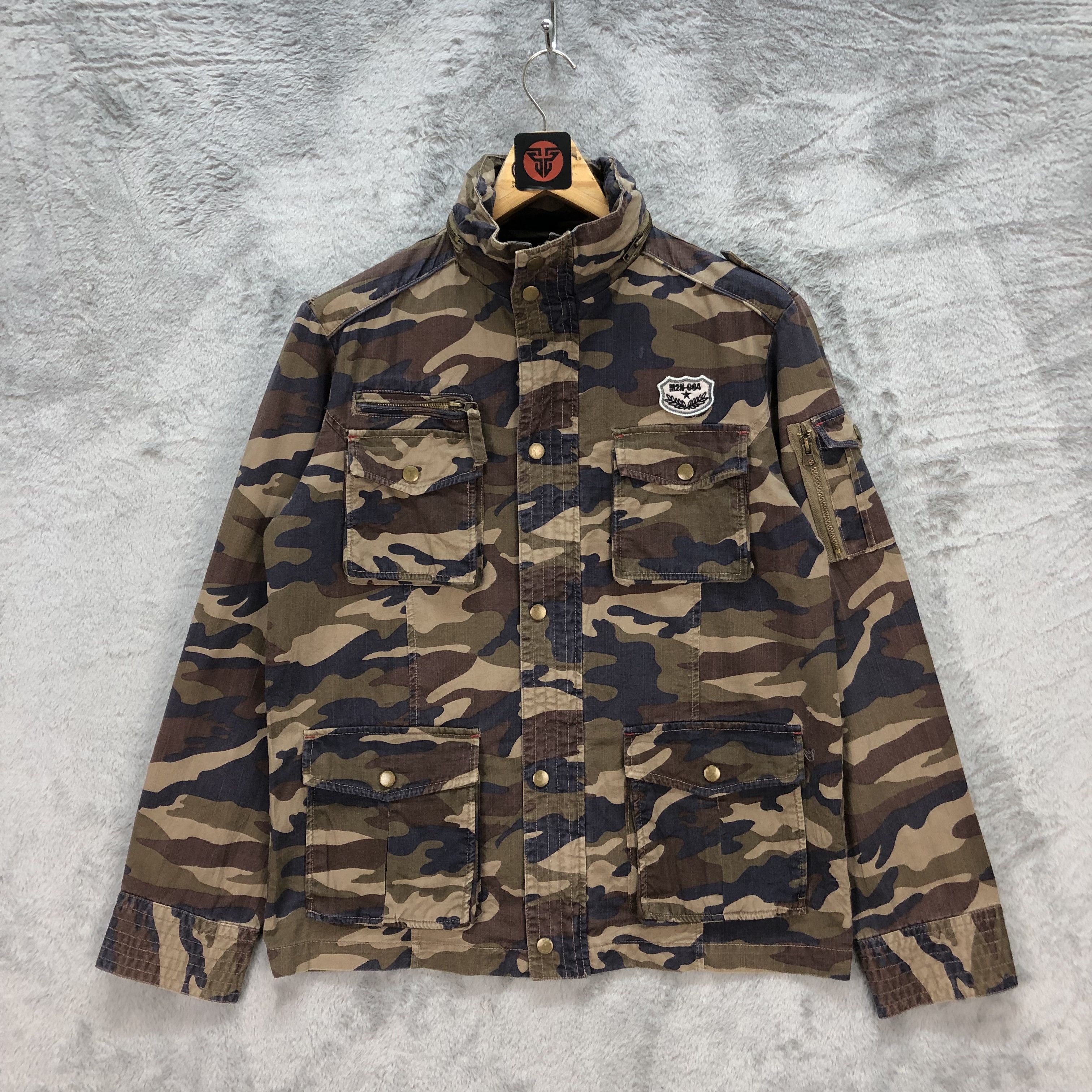 image of M2Squared Supremacy Military Style Chore Jacket 6160-50 in Camo, Men's (Size Large)
