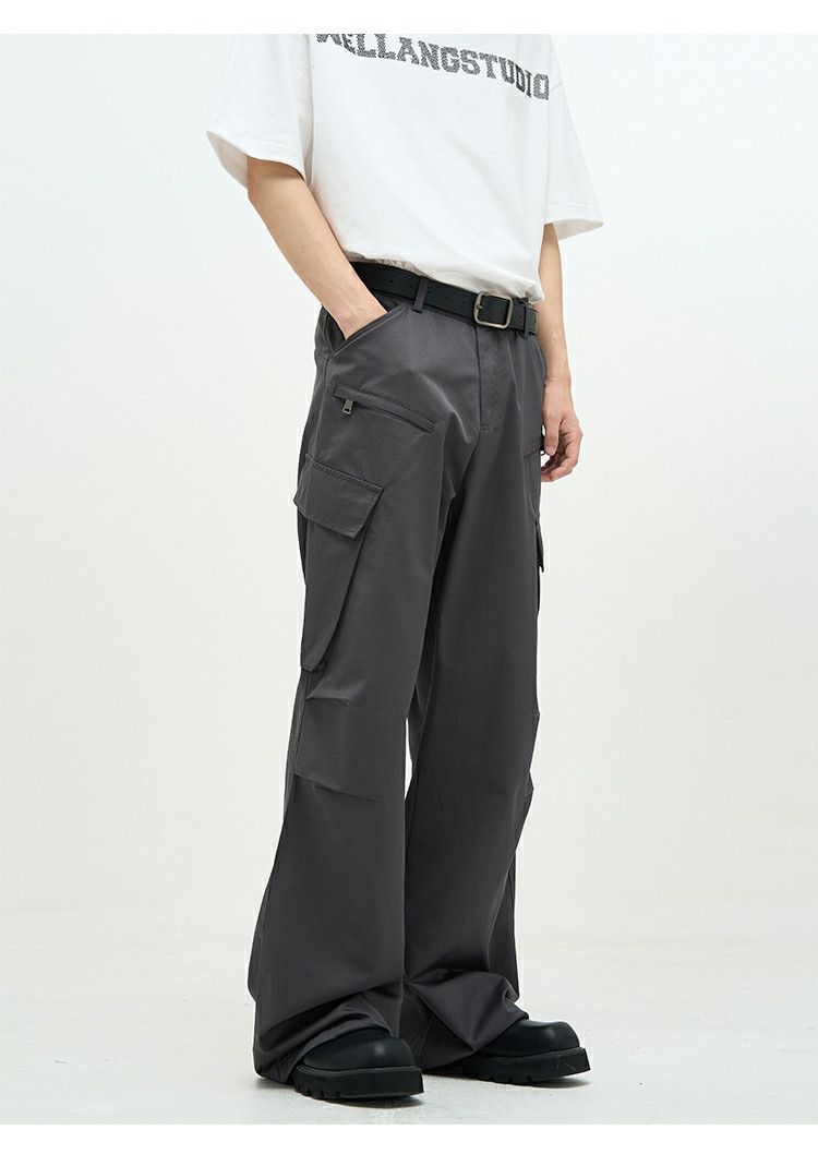 flared utility cargo pants
