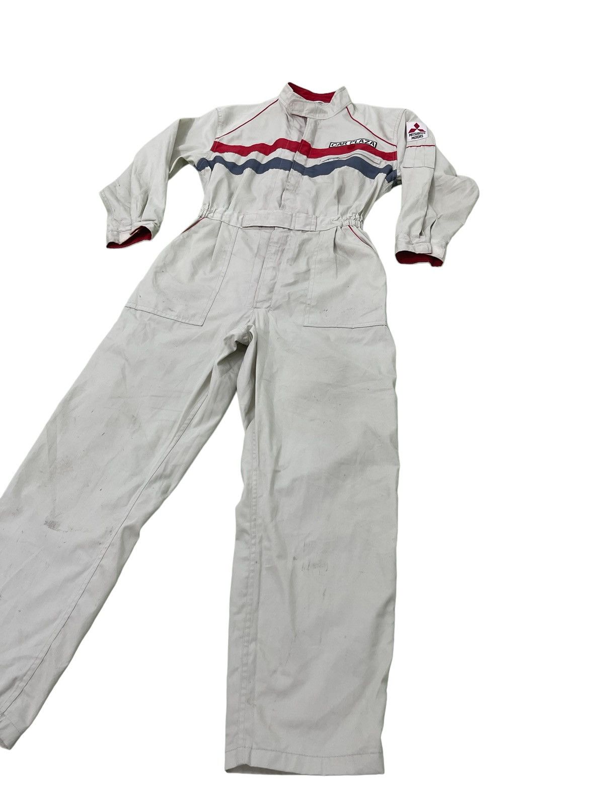 Sports Specialties 90s Car Plaza Mitsubishi Dealer Coverall Motorsports 43🟩 Size US M / EU 48-50 / 2 - 14 Thumbnail