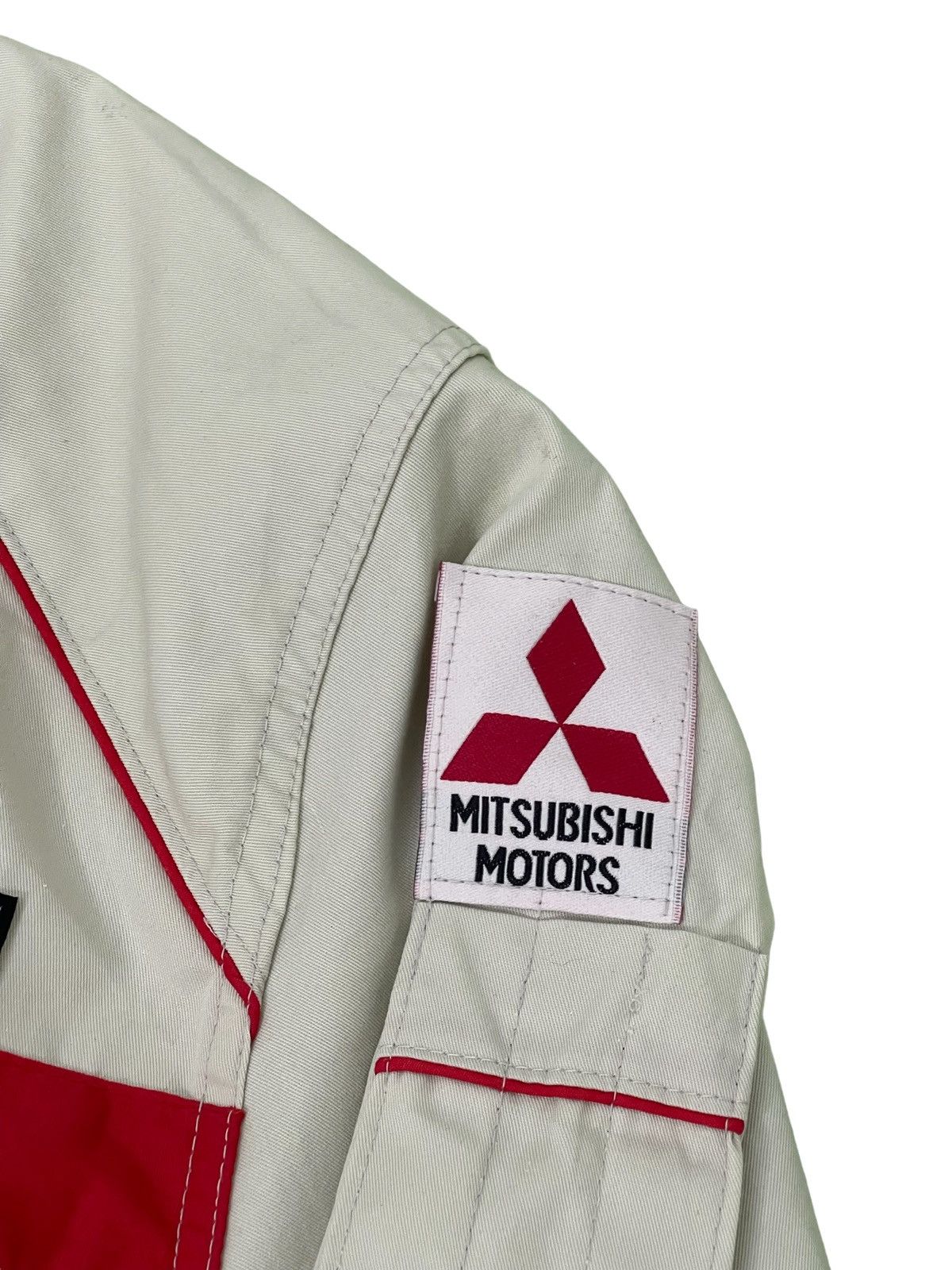 Sports Specialties 90s Car Plaza Mitsubishi Dealer Coverall Motorsports 43🟩 Size US M / EU 48-50 / 2 - 23 Thumbnail