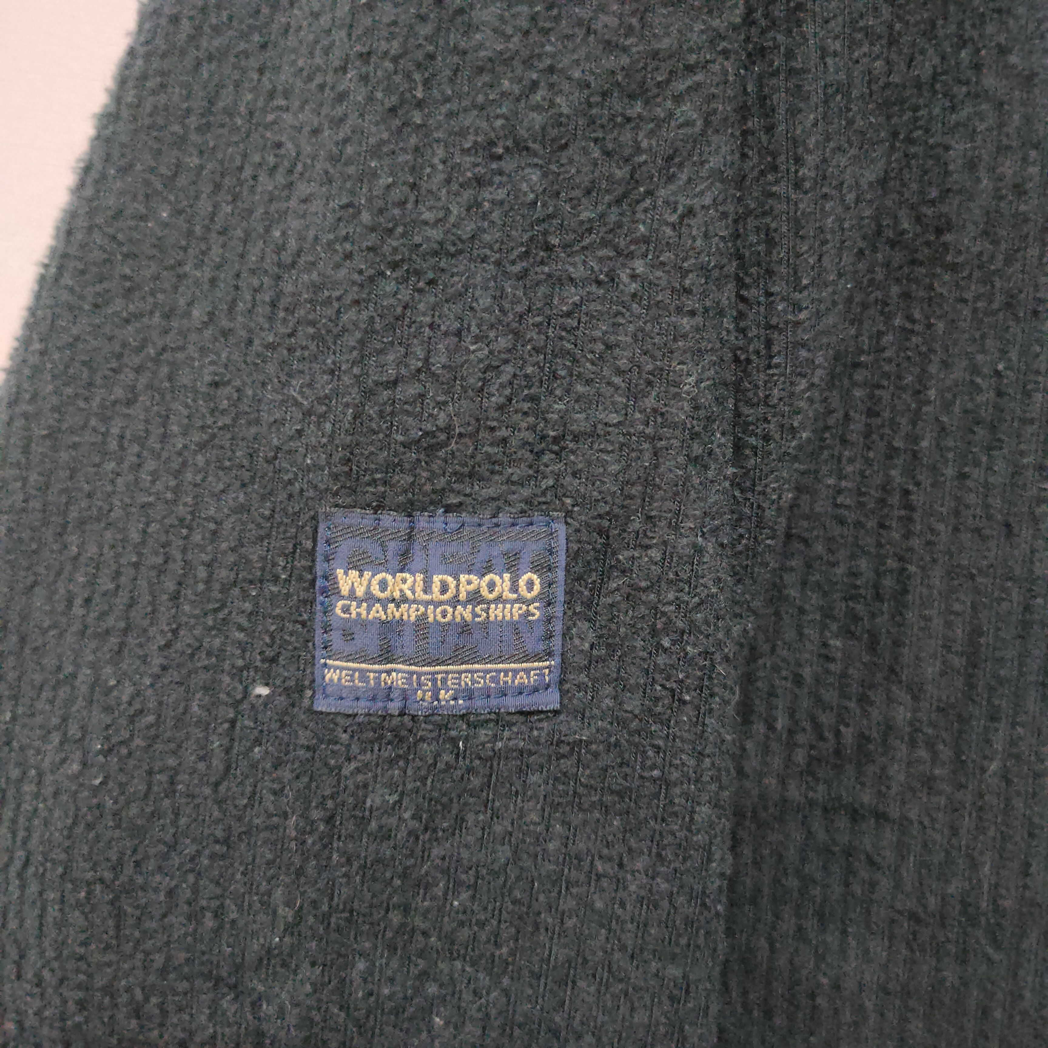 Designer Vintage World Polo Half Zip Pull Over Sweatshirt Size US XXL / EU 58 / 5 - 5 Thumbnail