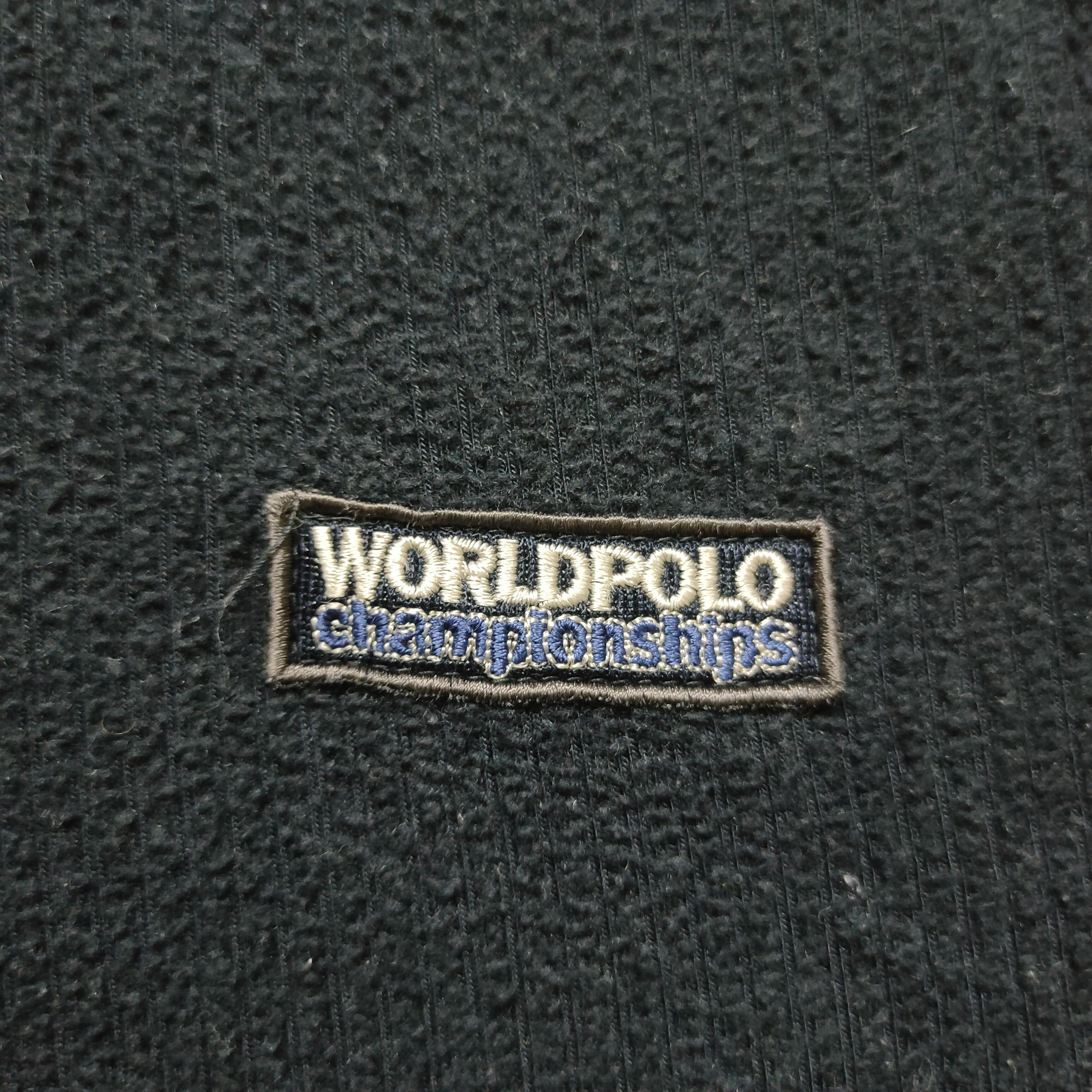 Designer Vintage World Polo Half Zip Pull Over Sweatshirt Size US XXL / EU 58 / 5 - 7 Thumbnail