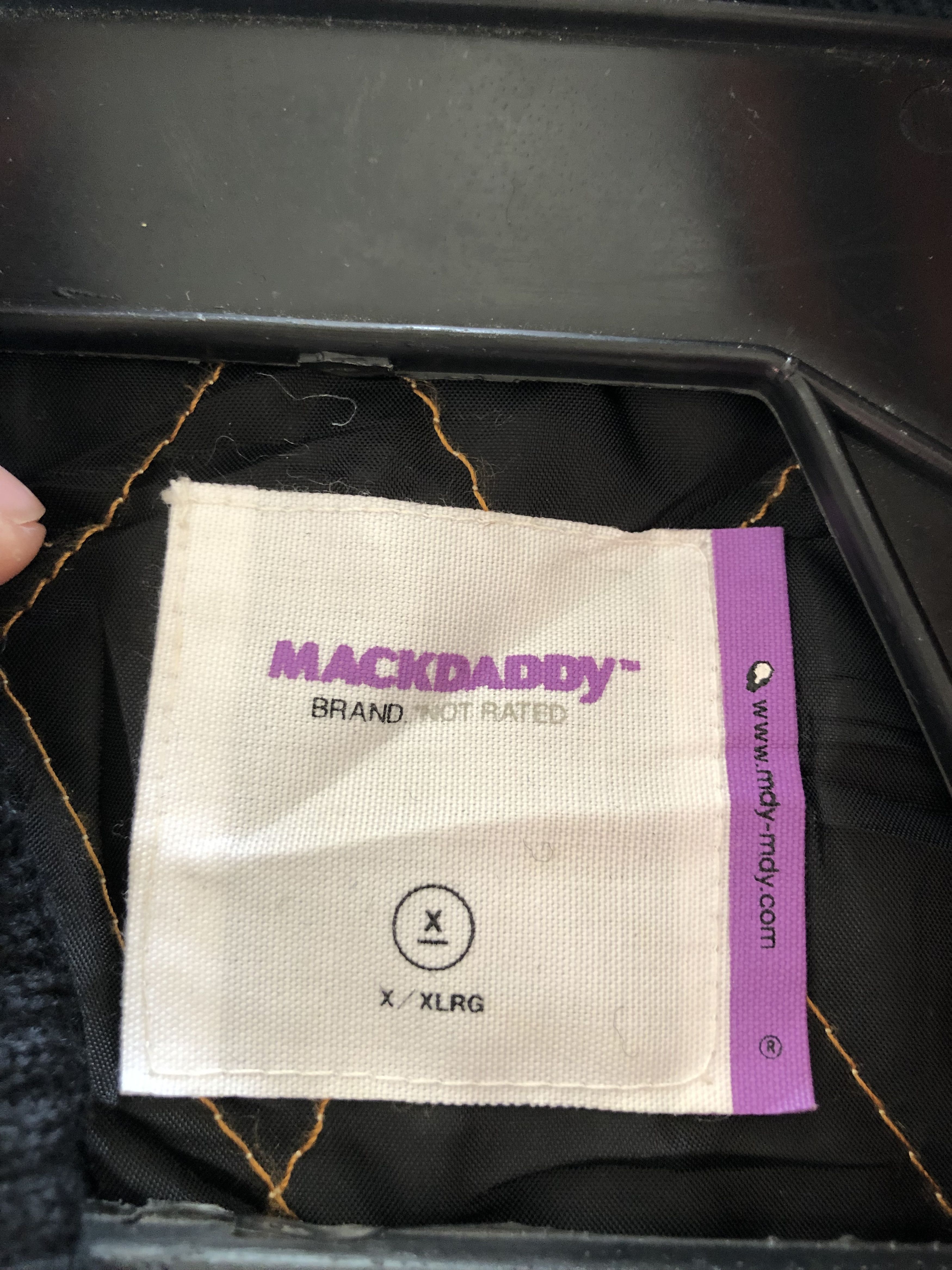 Japanese Brand RARE MACKDADDY COW LEATHER/WOOL VARSITY JACKET Size US XL / EU 56 / 4 - 16 Thumbnail