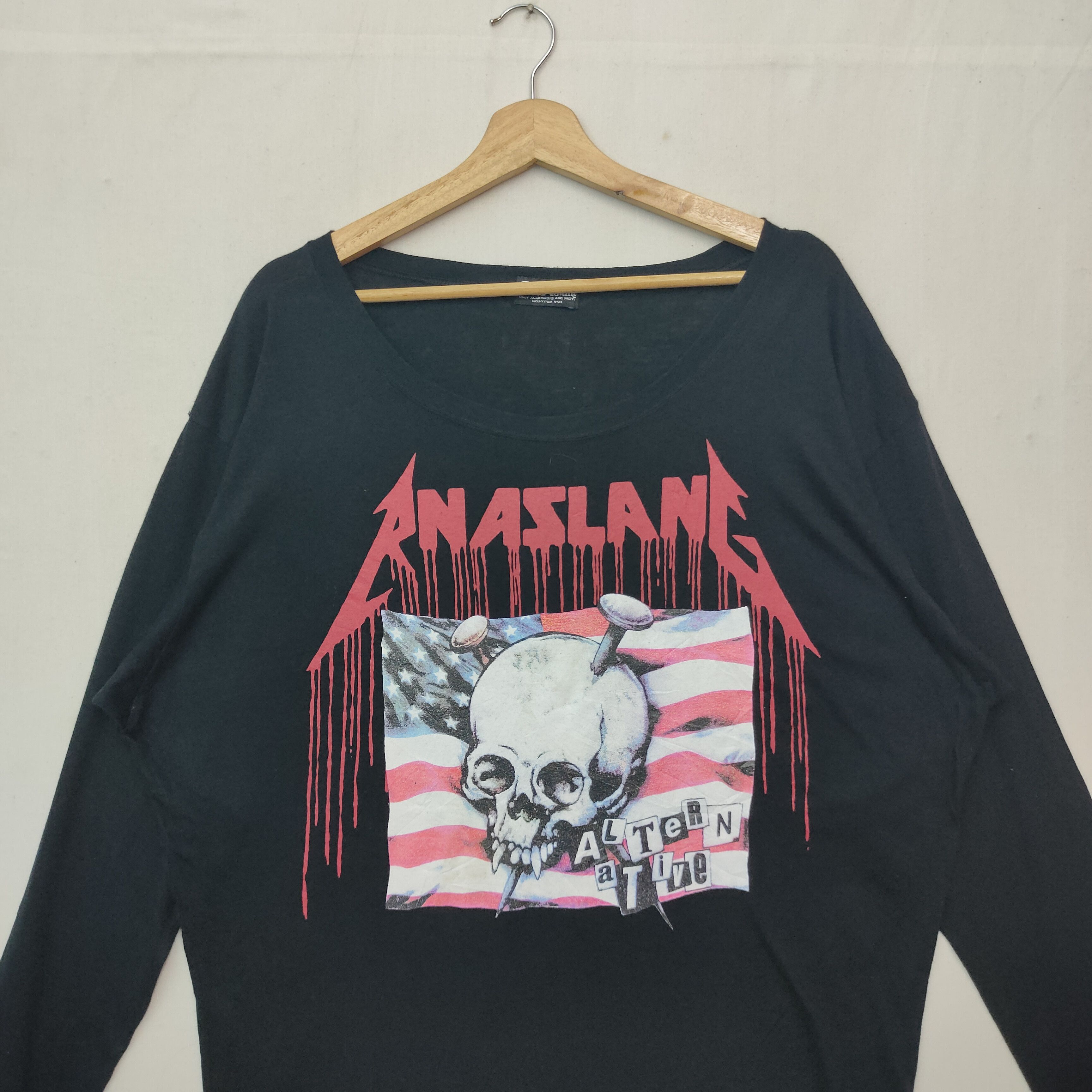 Seditionaries Vintge RNA SLANG Push Head Art Work Like METALLICA Shirt Size US XL / EU 56 / 4 - 4 Thumbnail