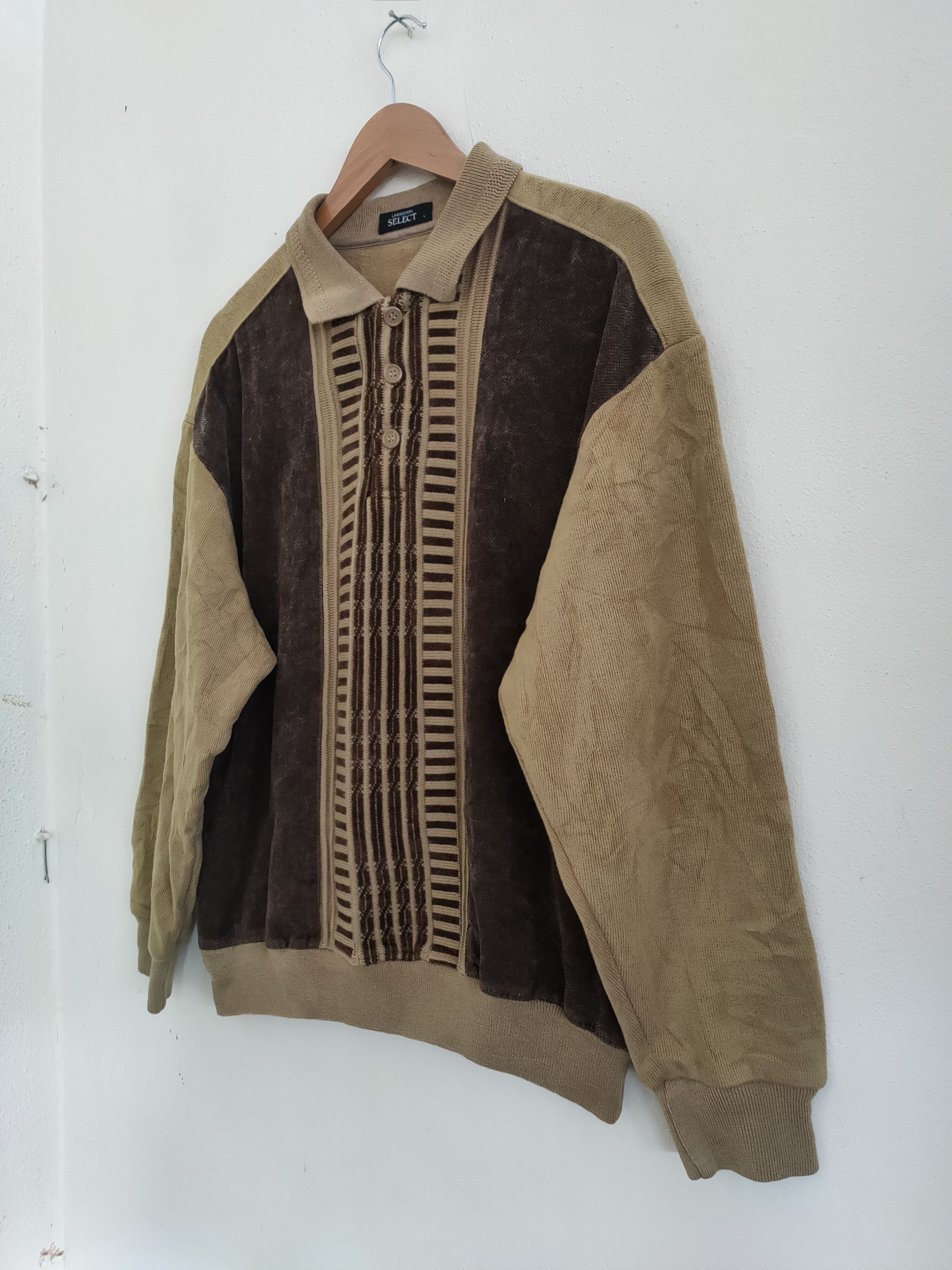 Lindbergh × Vintage Vintage Lindbergh pullover Sweatshirt Half Button Size US L / EU 52-54 / 3 - 4 Thumbnail