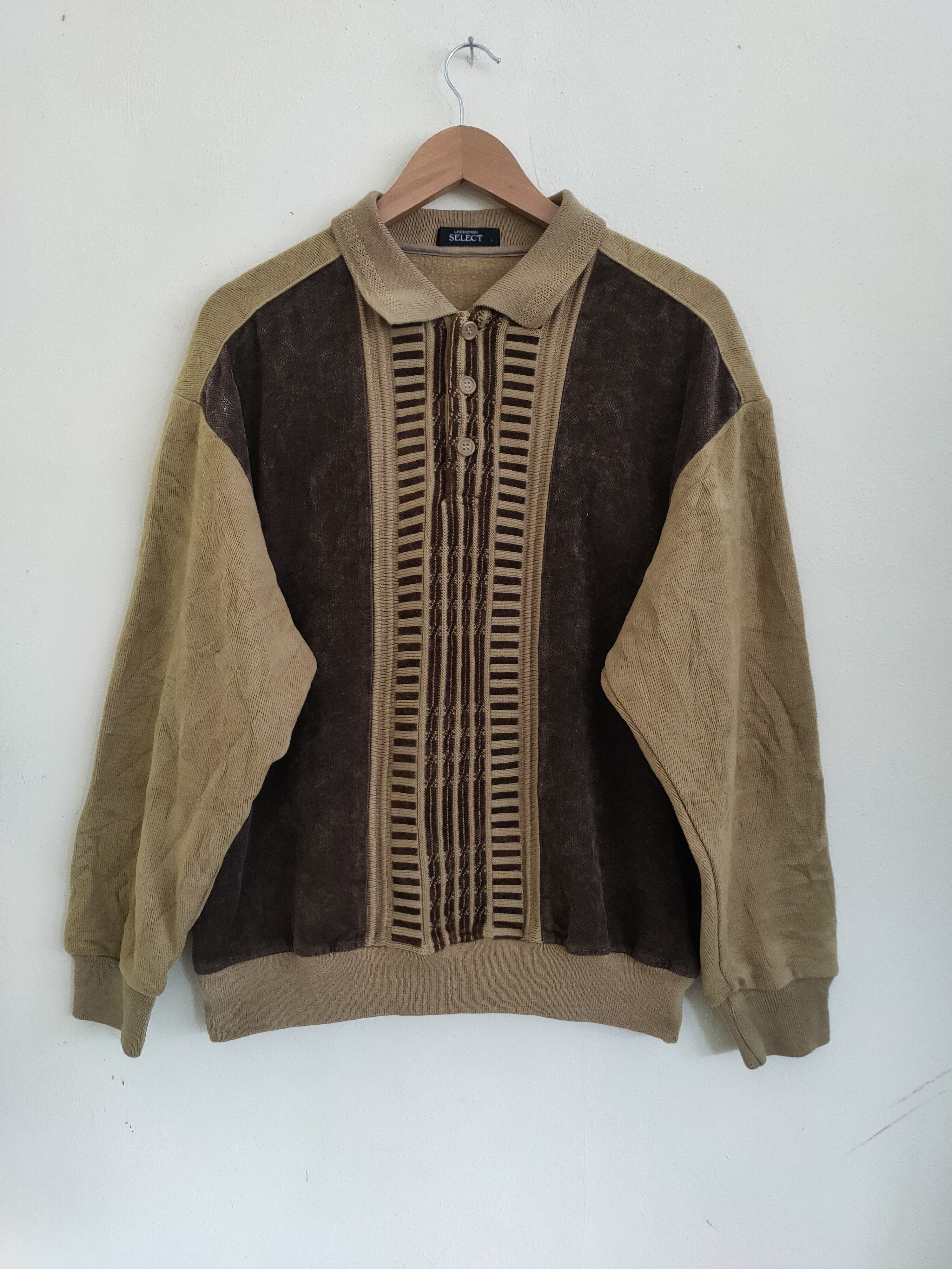 Lindbergh × Vintage Vintage Lindbergh pullover Sweatshirt Half Button Size US L / EU 52-54 / 3 - 1 Thumbnail