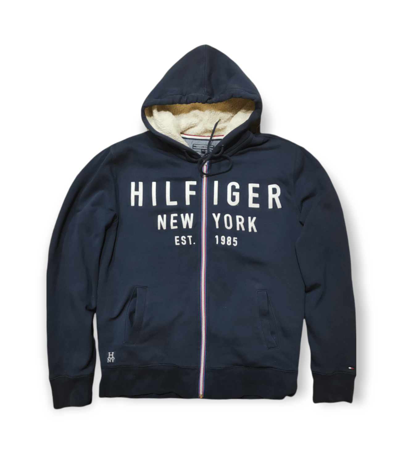 Tommy Hilfiger × Vintage Tommy Hilfiger Vintage Fit Zipup Hoodie Size US XL / EU 56 / 4 - 2 Thumbnail