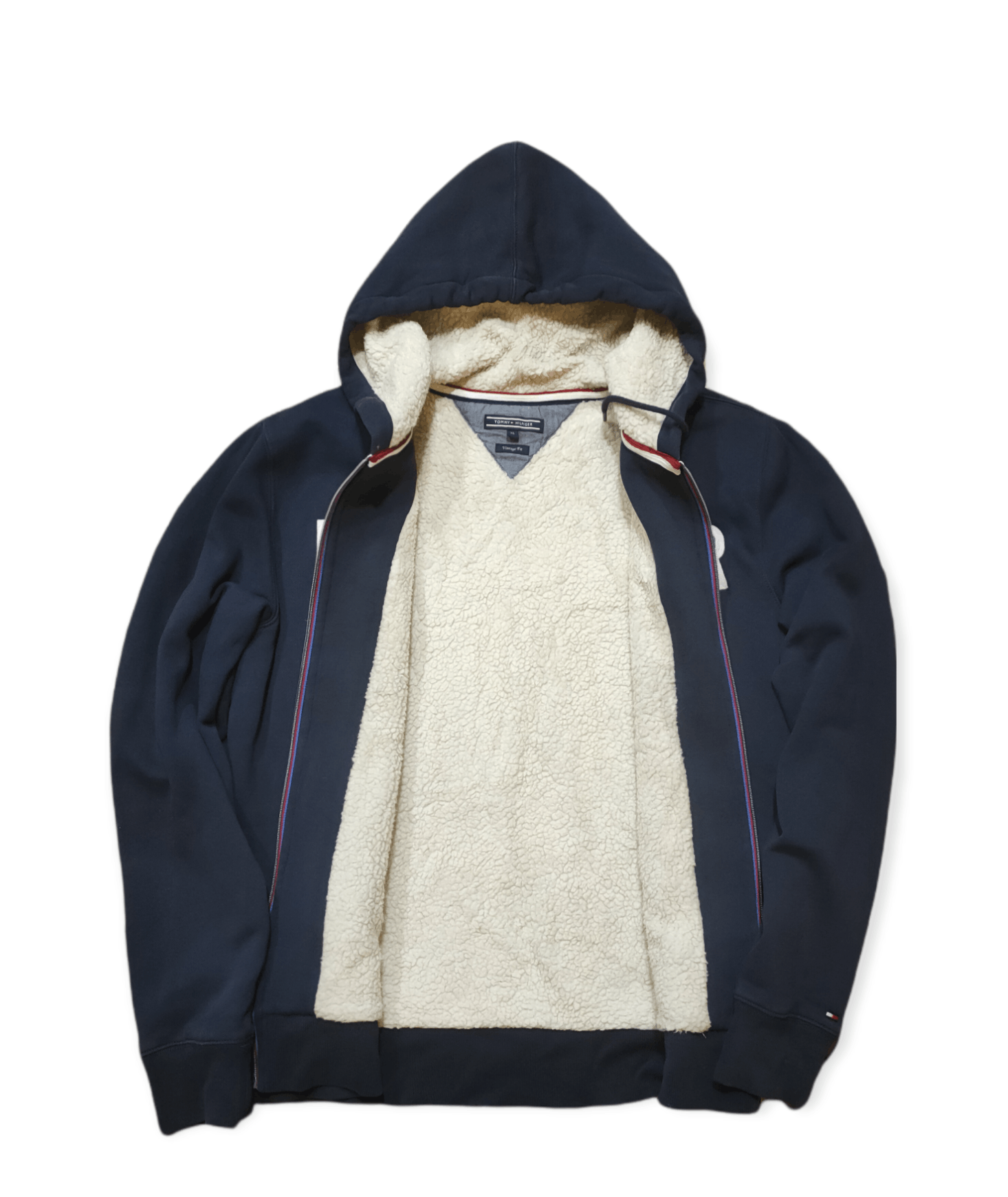 Tommy Hilfiger × Vintage Tommy Hilfiger Vintage Fit Zipup Hoodie Size US XL / EU 56 / 4 - 5 Thumbnail