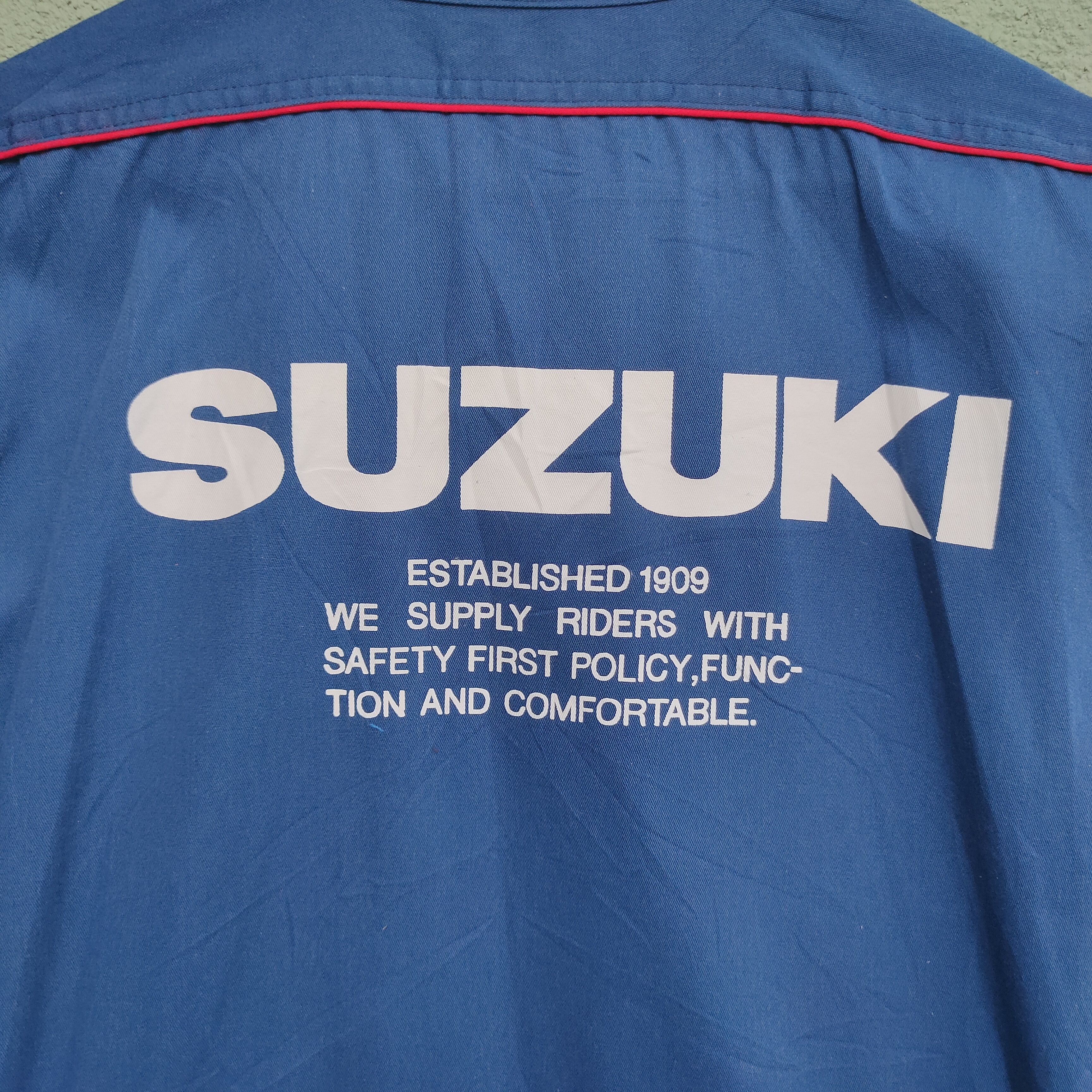 Japanese Brand Suzuki Staff Original Apparel Coverall Vintage Size US 32 / EU 48 - 14 Thumbnail