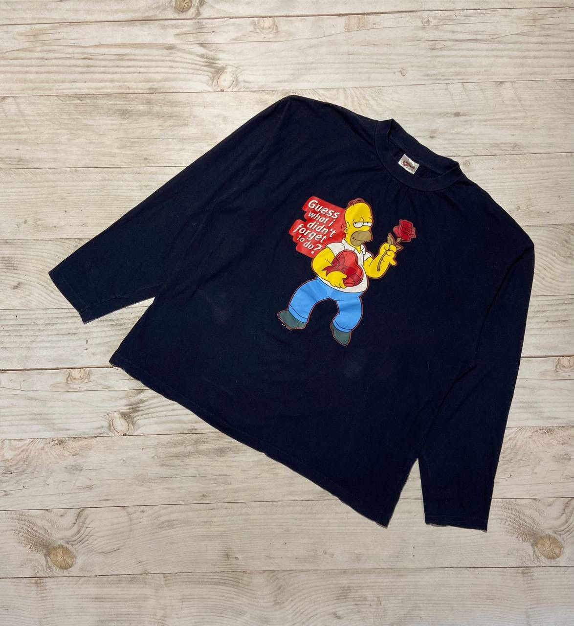 The Simpsons Vintage The Simpson Homer 2003 Long Sleeve T-Shirt Movie Size US XL / EU 56 / 4 - 1 Thumbnail