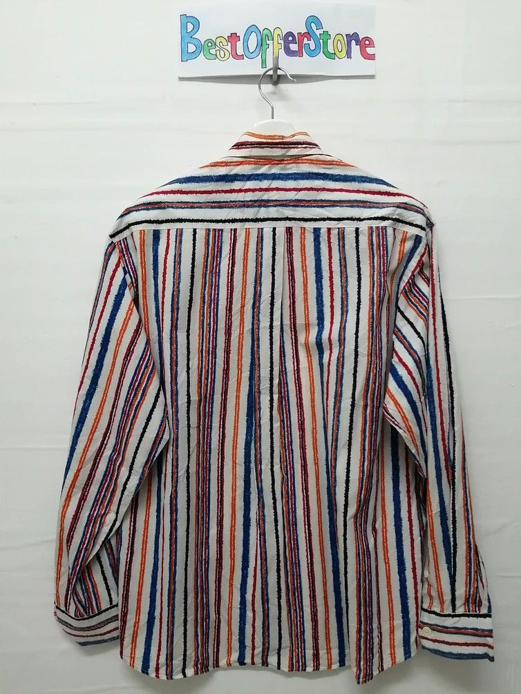 Jean Charles De Castelbajac Vintage JEAN CHARLES DE CASTELBAJAC Stripe Shirt Size US L / EU 52-54 / 3 - 6 Thumbnail